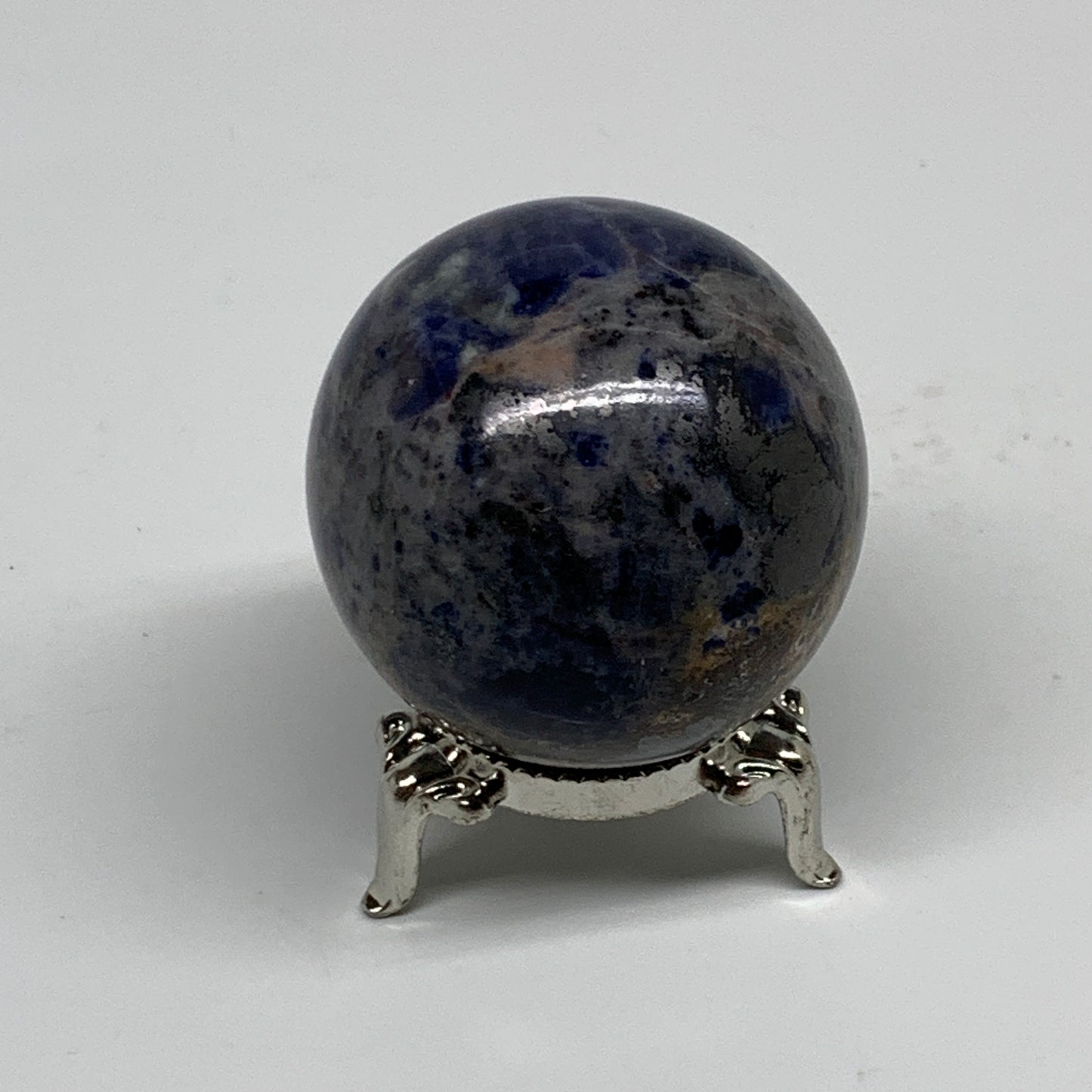 148.3g, 1.8"(47mm), Natural Sodalite Sphere Crystal Gemstone Ball @Brazil,B34226