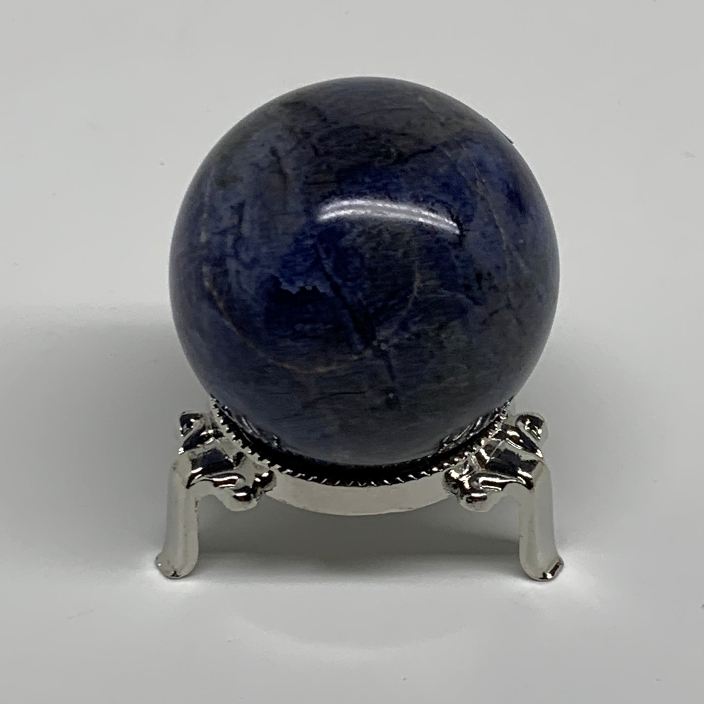 166.8g, 2"(50mm), Natural Sodalite Sphere Crystal Gemstone Ball @Brazil,B34228