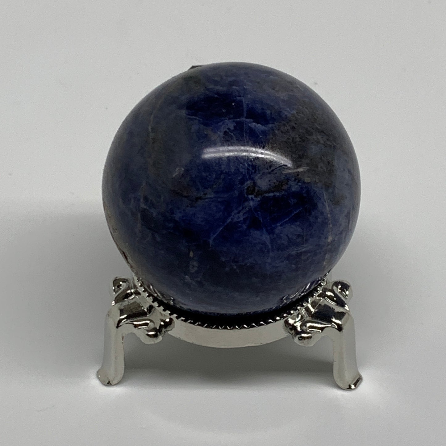 166.8g, 2"(50mm), Natural Sodalite Sphere Crystal Gemstone Ball @Brazil,B34228