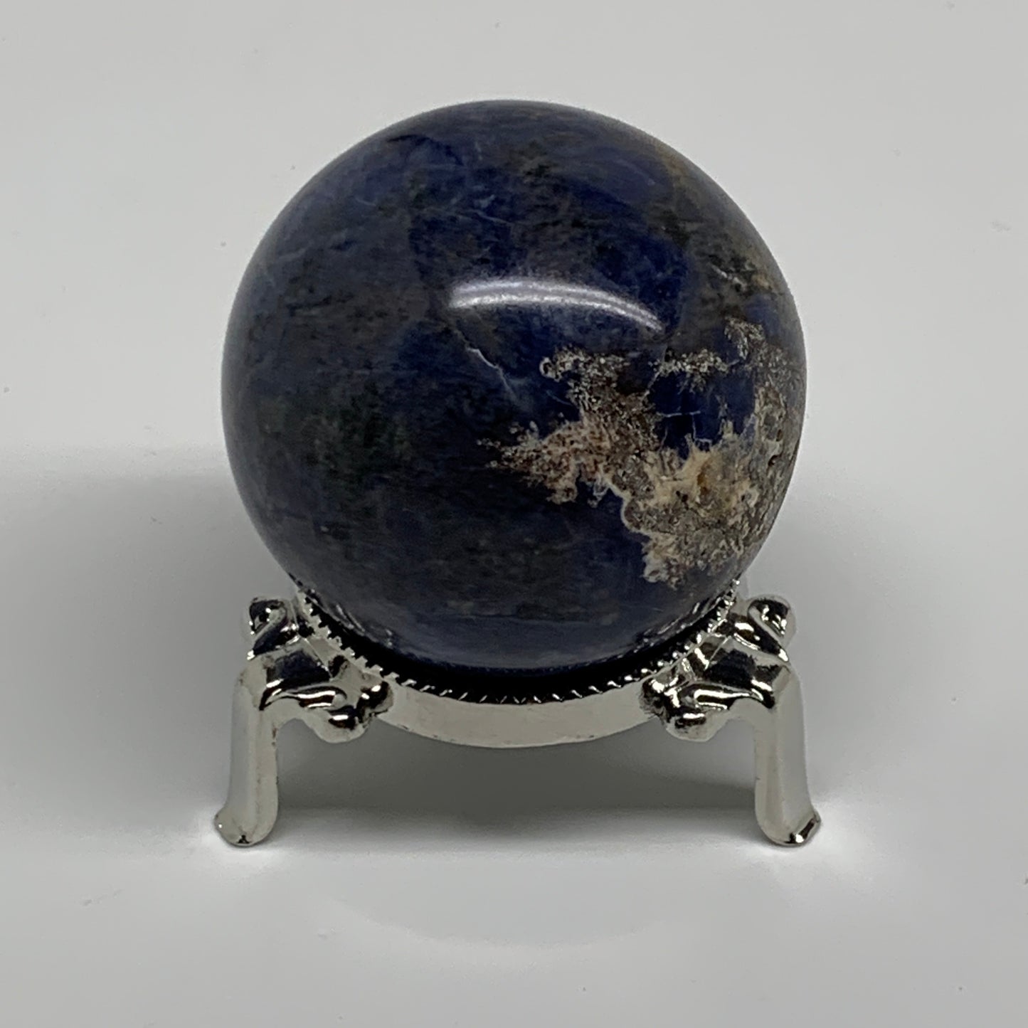 166.8g, 2"(50mm), Natural Sodalite Sphere Crystal Gemstone Ball @Brazil,B34228