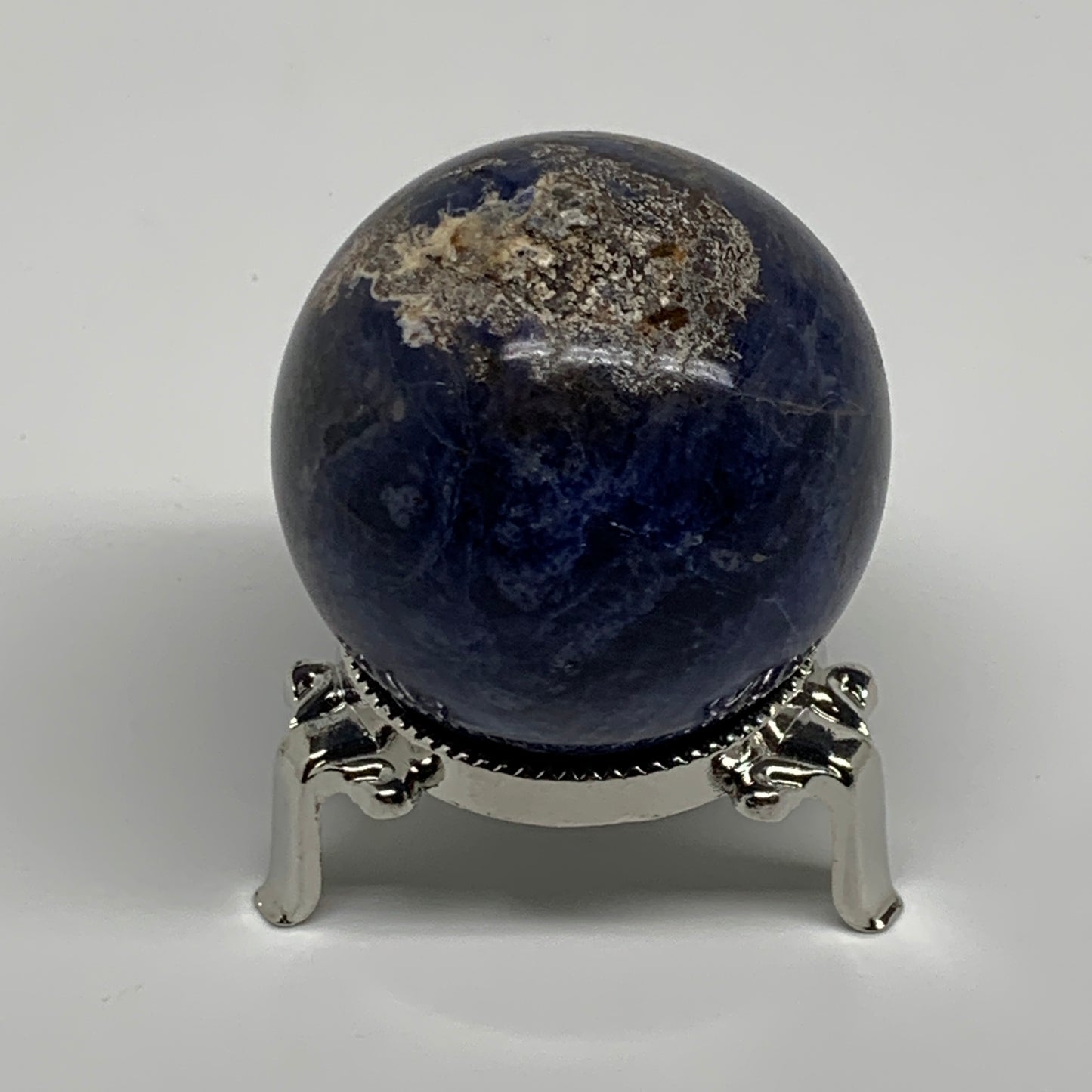 166.8g, 2"(50mm), Natural Sodalite Sphere Crystal Gemstone Ball @Brazil,B34228