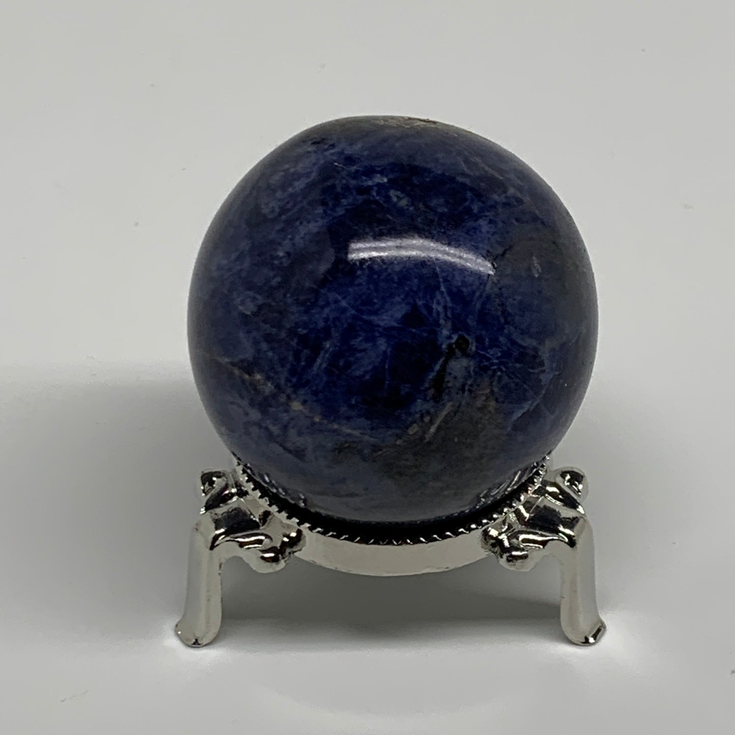166.8g, 2"(50mm), Natural Sodalite Sphere Crystal Gemstone Ball @Brazil,B34228