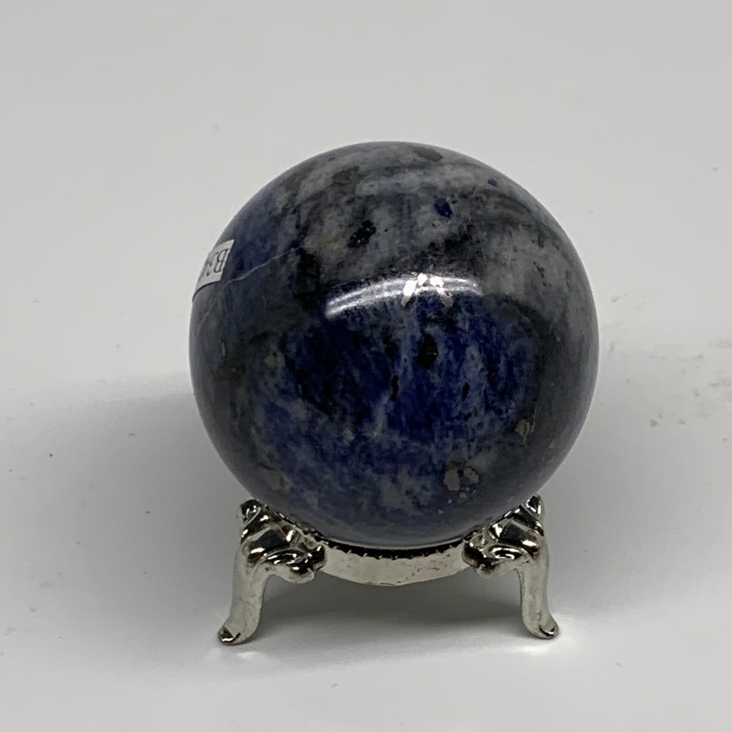 150g, 1.9"(47mm), Natural Sodalite Sphere Crystal Gemstone Ball @Brazil,B34232