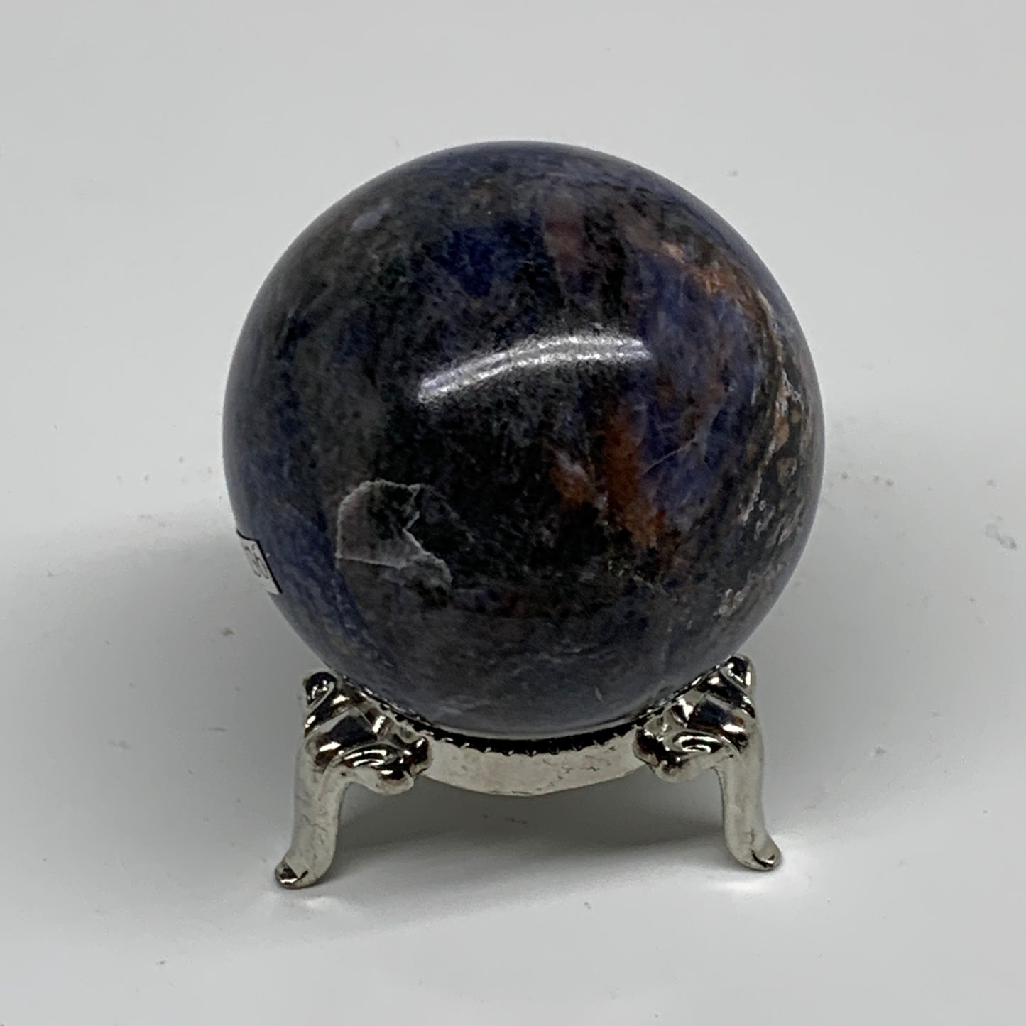 135.4g, 1.8"(46mm), Natural Sodalite Sphere Crystal Gemstone Ball @Brazil,B34236