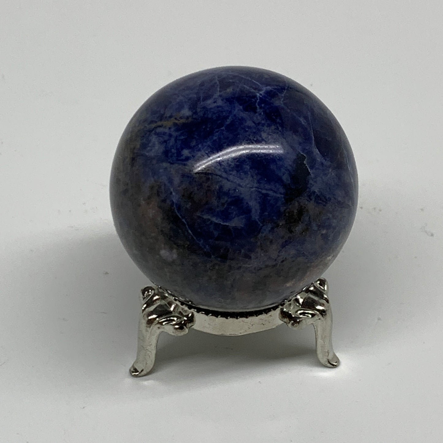 135.4g, 1.8"(46mm), Natural Sodalite Sphere Crystal Gemstone Ball @Brazil,B34236