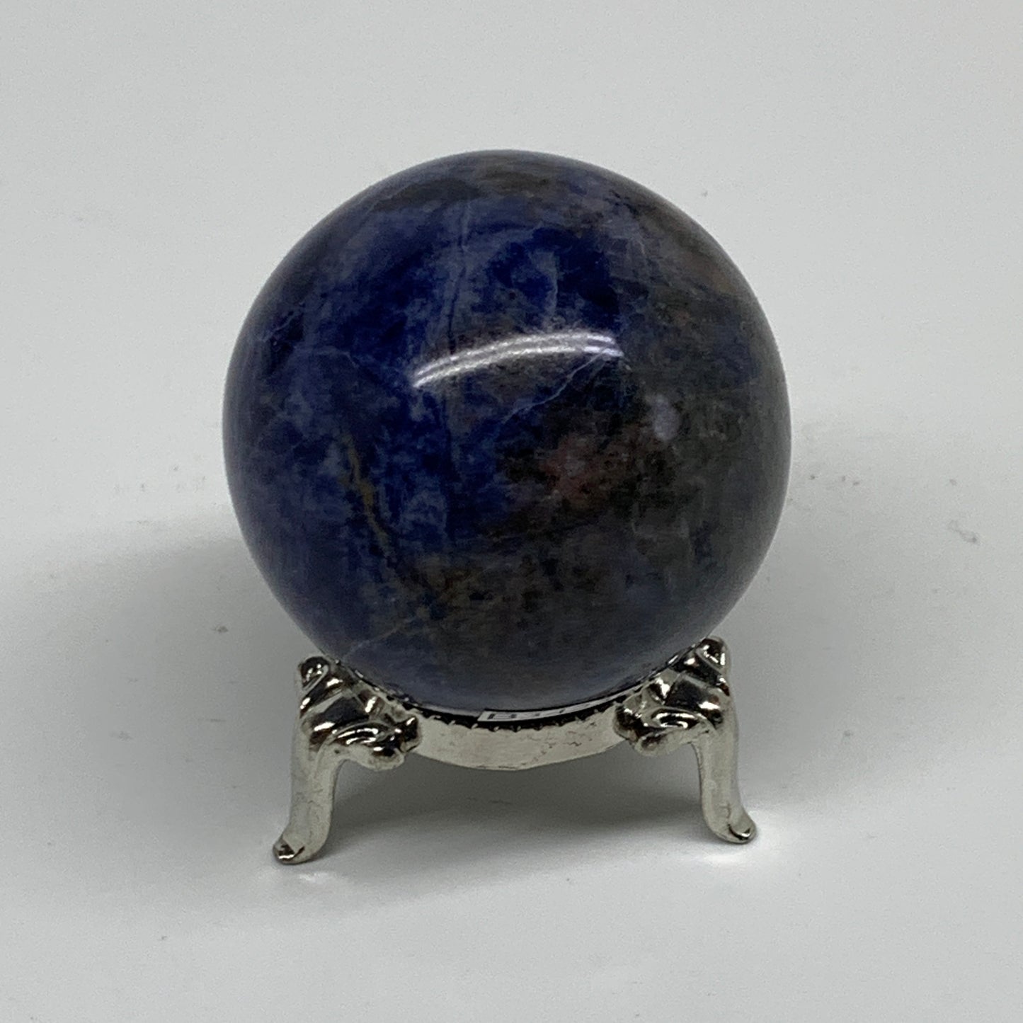 135.4g, 1.8"(46mm), Natural Sodalite Sphere Crystal Gemstone Ball @Brazil,B34236