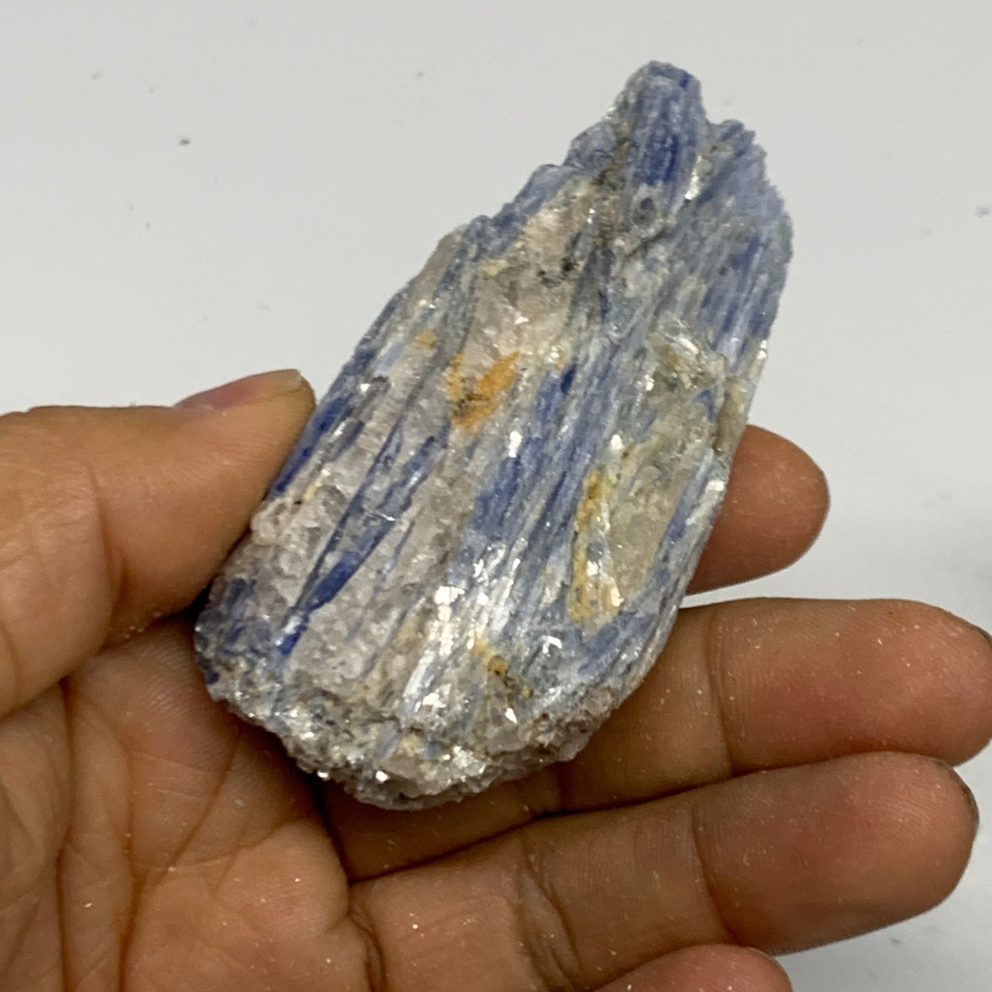 2.2 lbs, 2,2"-3.7", 12pcs, Rough Blue Kyanite Crystal Minerals Specimens,B33115