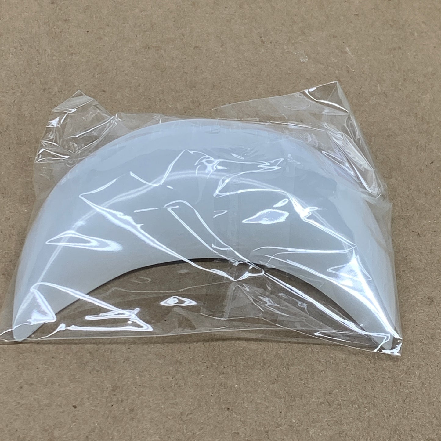 244g, 4.5"x2.2"x1", Selenite Crescent Moon Crystal (Satin Spar), B36517