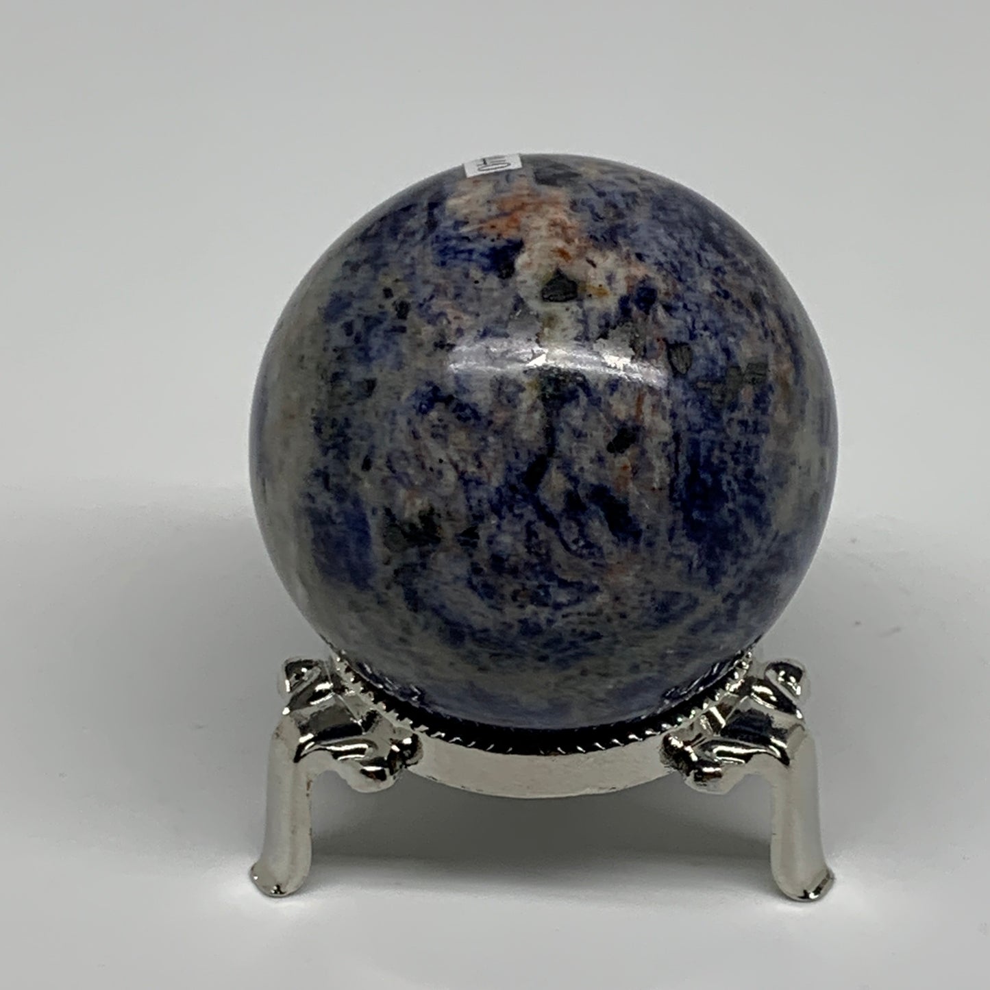 207.1g, 2.1"(53mm), Natural Sodalite Sphere Crystal Gemstone Ball @Brazil,B34440