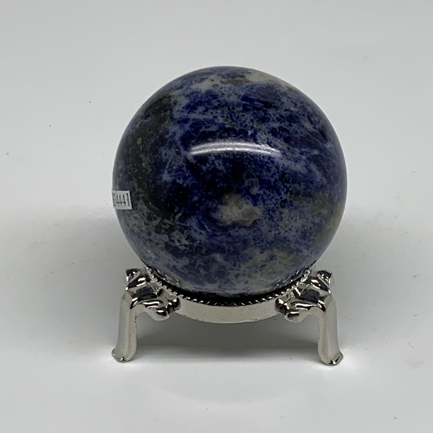 214.7g, 2.1"(53mm), Natural Sodalite Sphere Crystal Gemstone Ball @Brazil,B34441