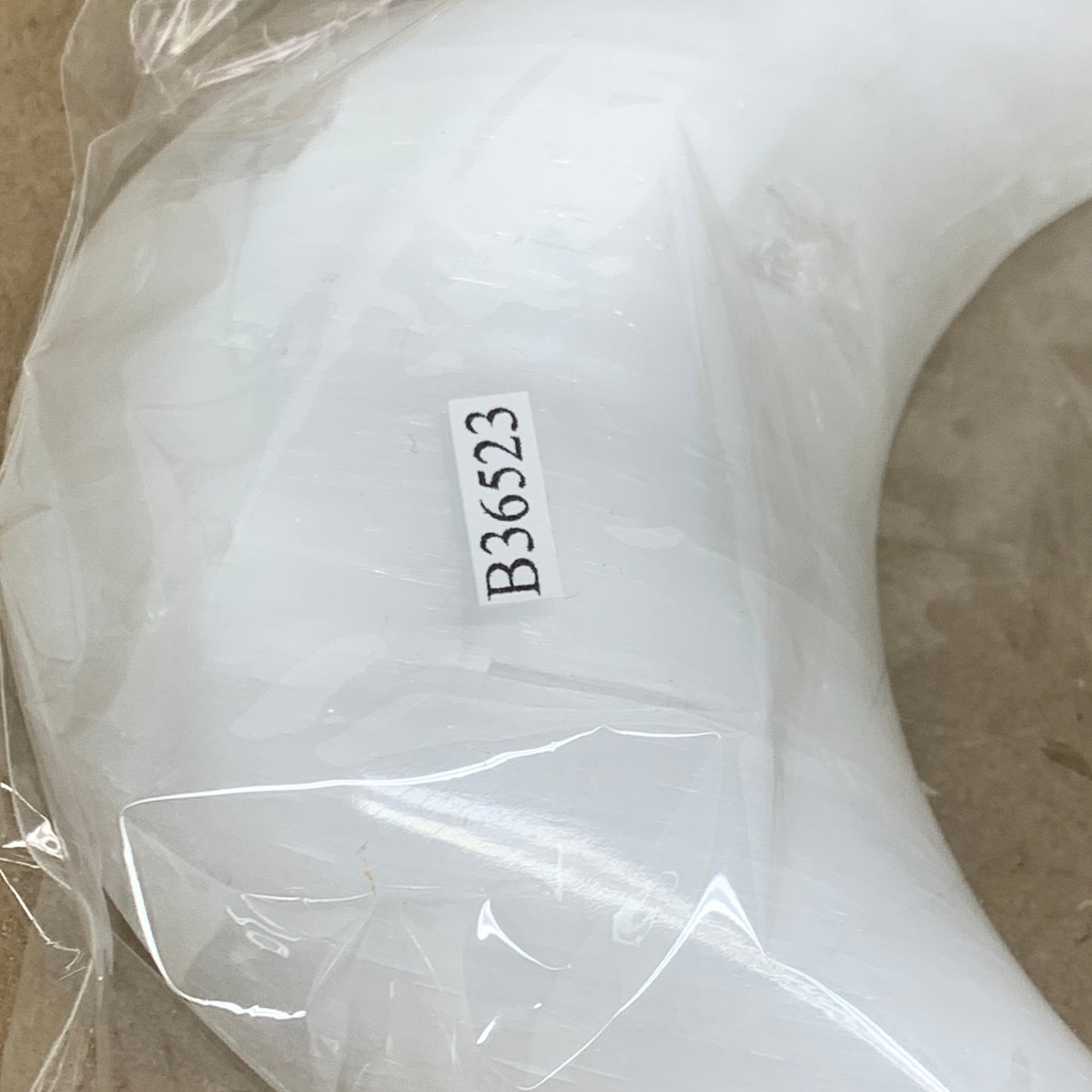 209g, 4.5"x2.2"x0.9", Selenite Crescent Moon Crystal (Satin Spar), B36523