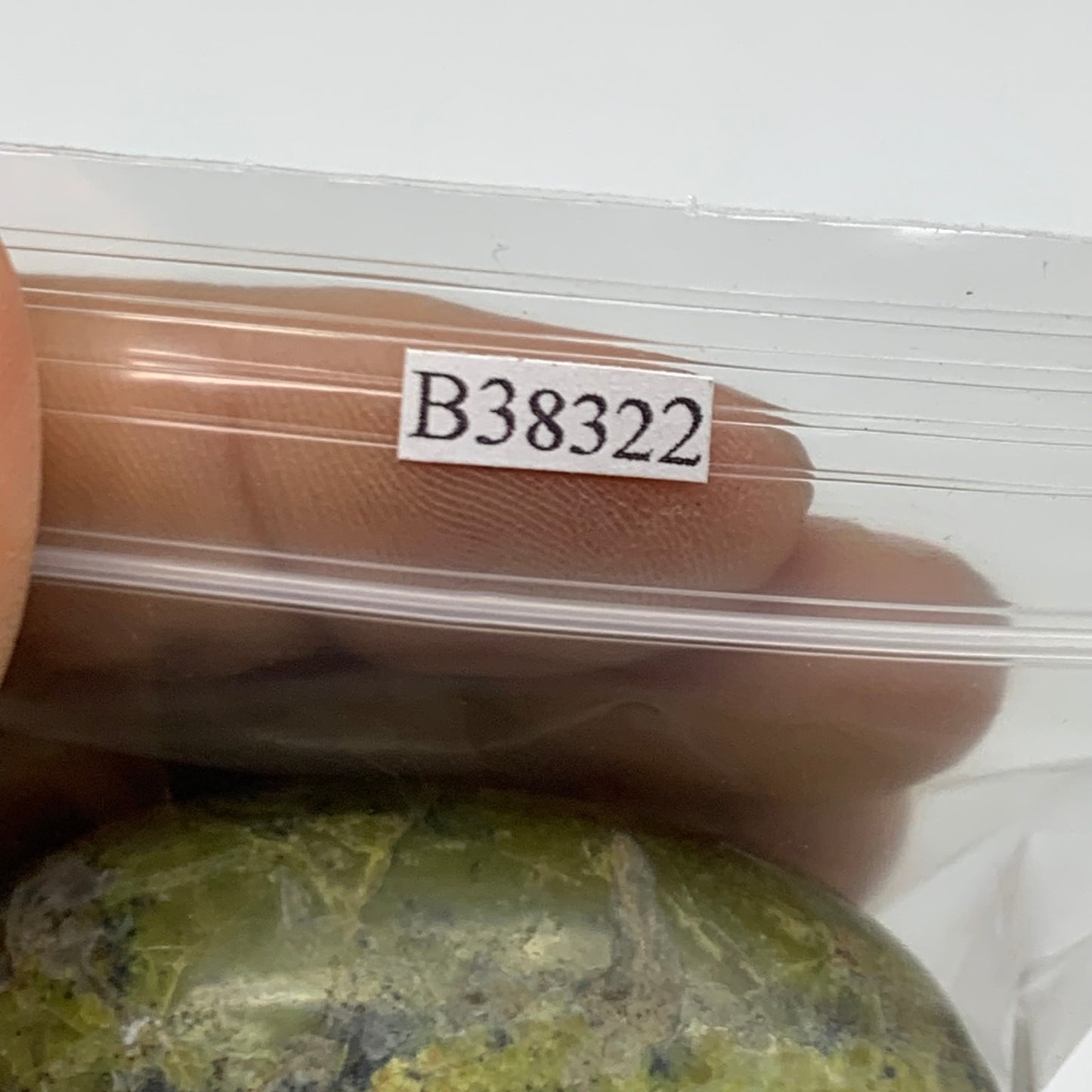 235.8g, 2"-2.2", 3pcs, Green Opal Crystal PalmStone Polished Reiki, B38322