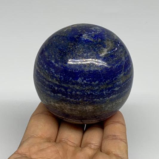 1.1 lbs,2.7"(68mm), Lapis Lazuli Sphere Ball Gemstone @Afghanistan, B33120