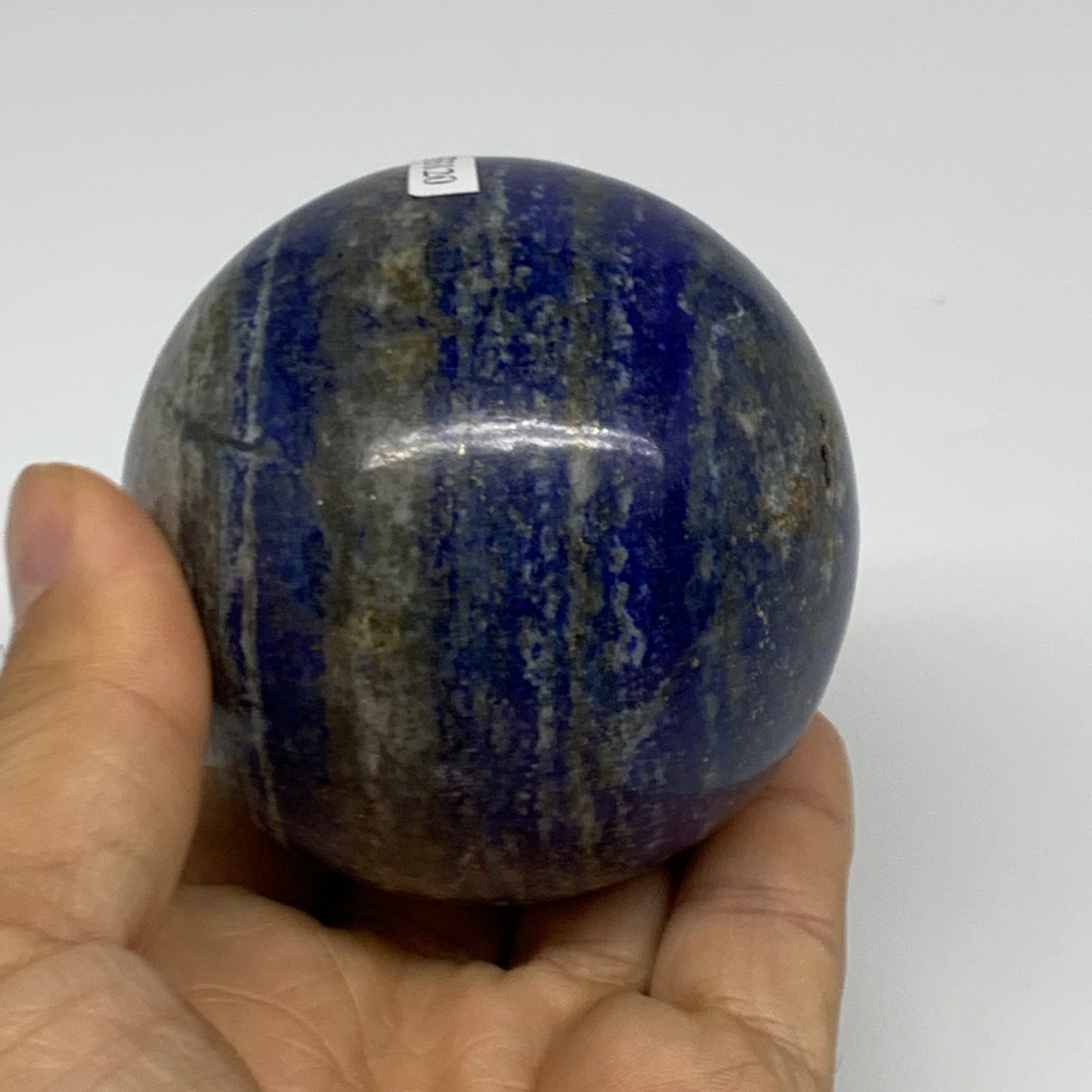 1.1 lbs,2.7"(68mm), Lapis Lazuli Sphere Ball Gemstone @Afghanistan, B33120