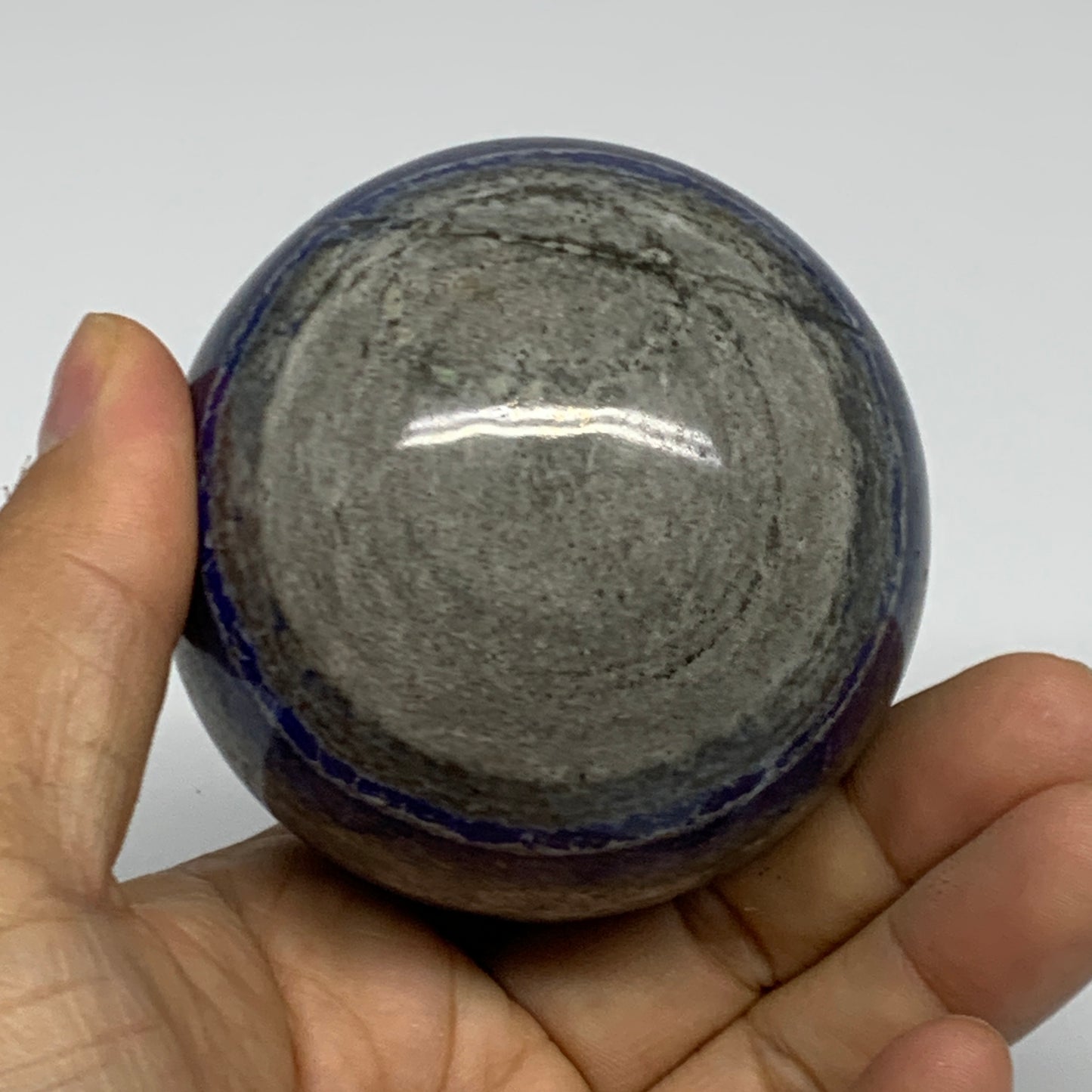 1.1 lbs,2.7"(68mm), Lapis Lazuli Sphere Ball Gemstone @Afghanistan, B33120