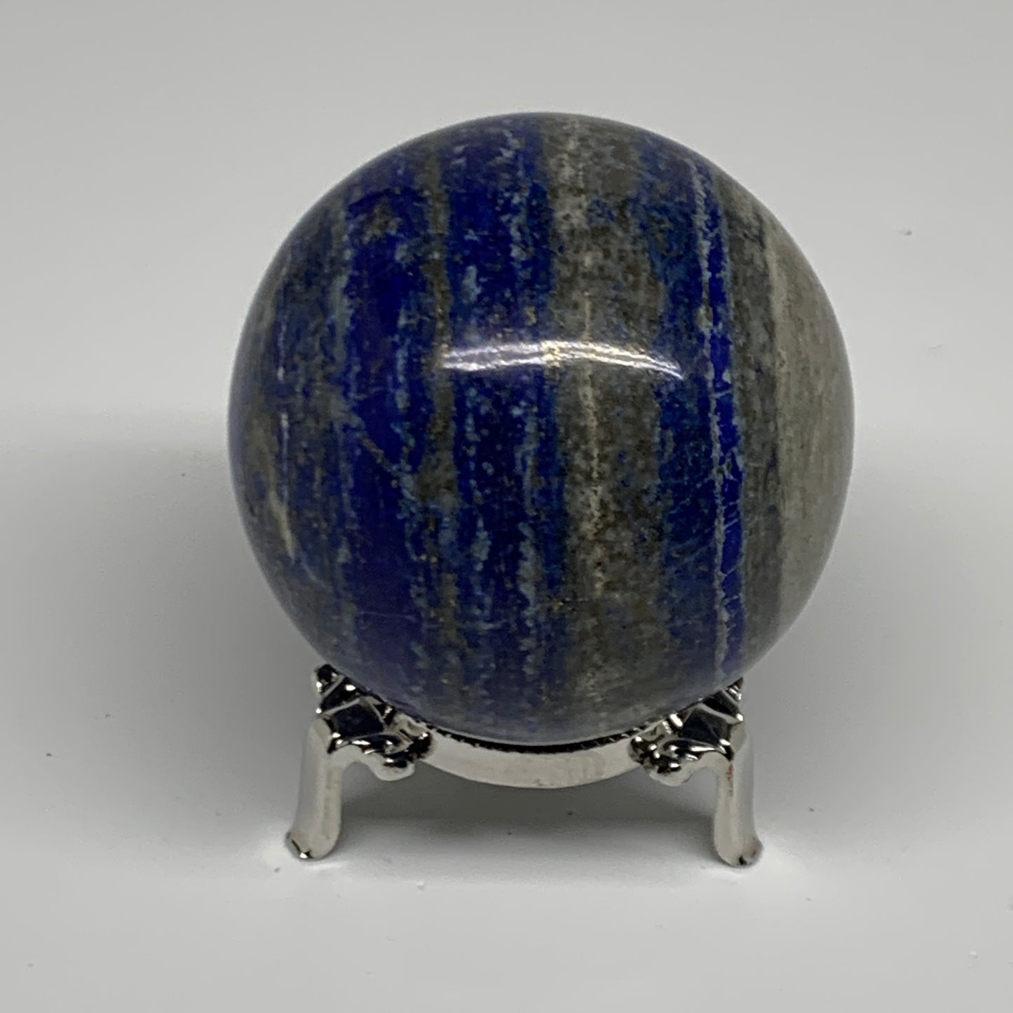 1.1 lbs,2.7"(68mm), Lapis Lazuli Sphere Ball Gemstone @Afghanistan, B33120