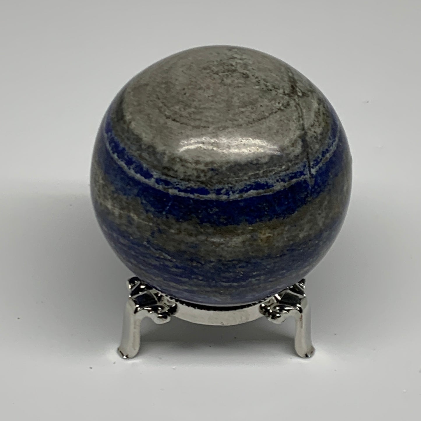 1.1 lbs,2.7"(68mm), Lapis Lazuli Sphere Ball Gemstone @Afghanistan, B33120