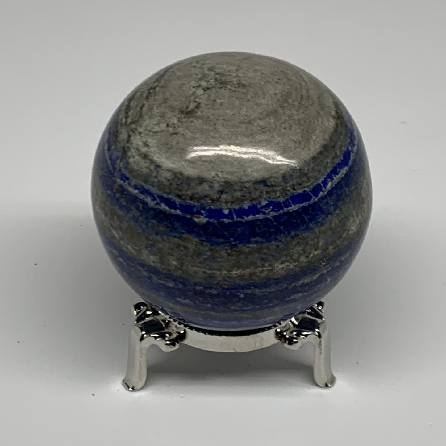 1.1 lbs,2.7"(68mm), Lapis Lazuli Sphere Ball Gemstone @Afghanistan, B33120