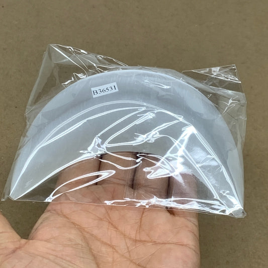 200g, 4.6"x2.2"x0.9", Selenite Crescent Moon Crystal (Satin Spar), B36531