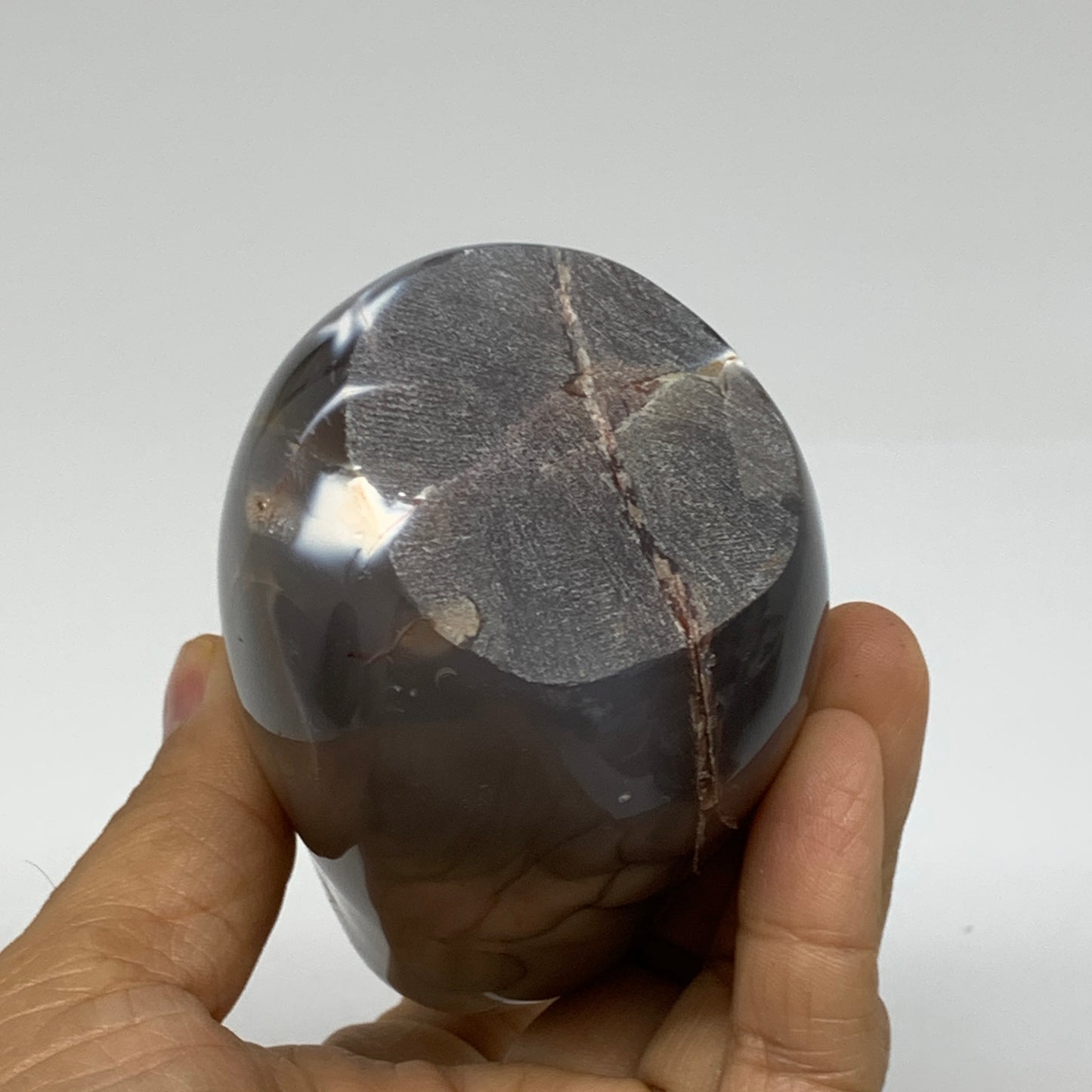 1.16 lbs, 3.7"x2.6"x2.3" Orca Agate Freeform Reiki Energy Crystal Reiki, B37470