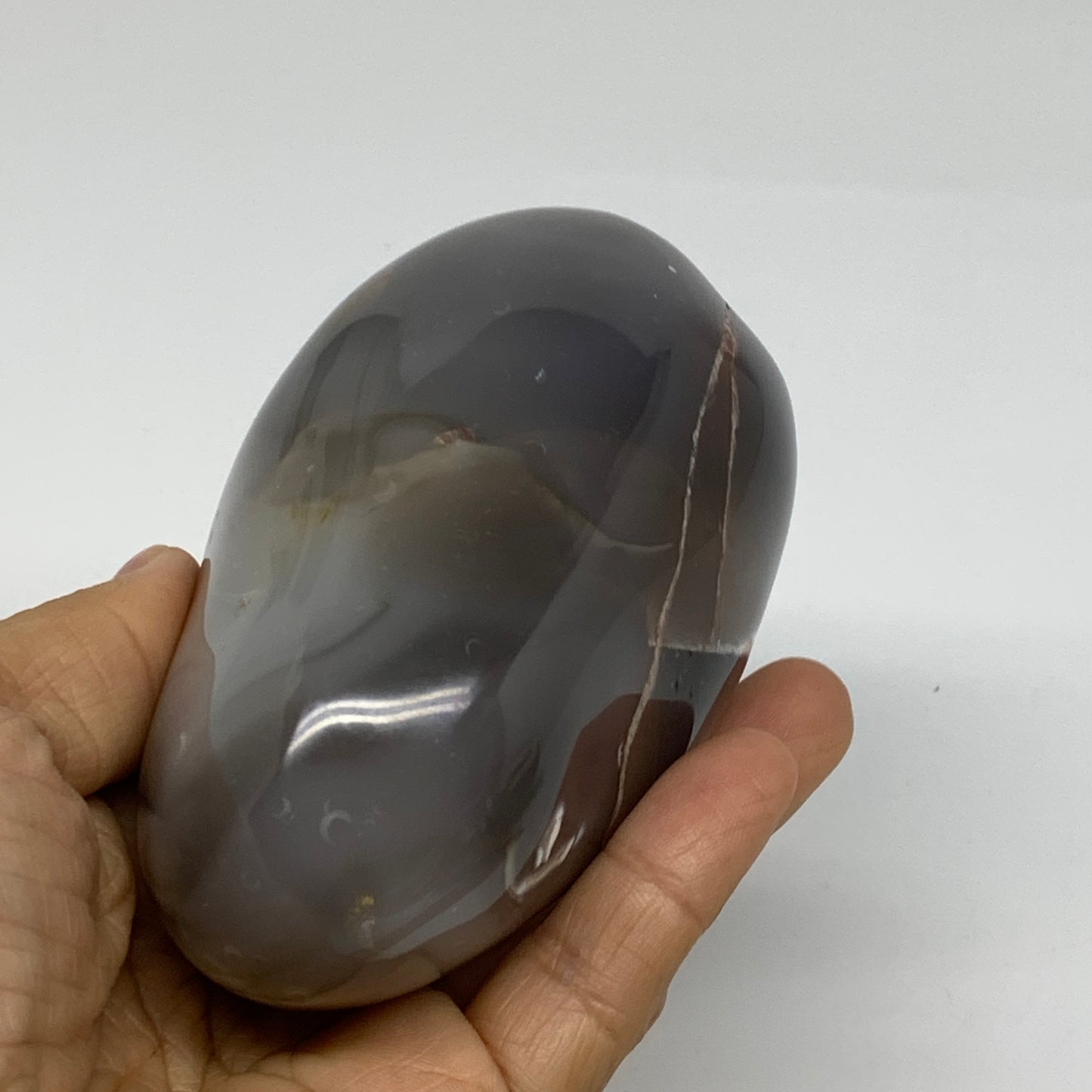 1.16 lbs, 3.7"x2.6"x2.3" Orca Agate Freeform Reiki Energy Crystal Reiki, B37470