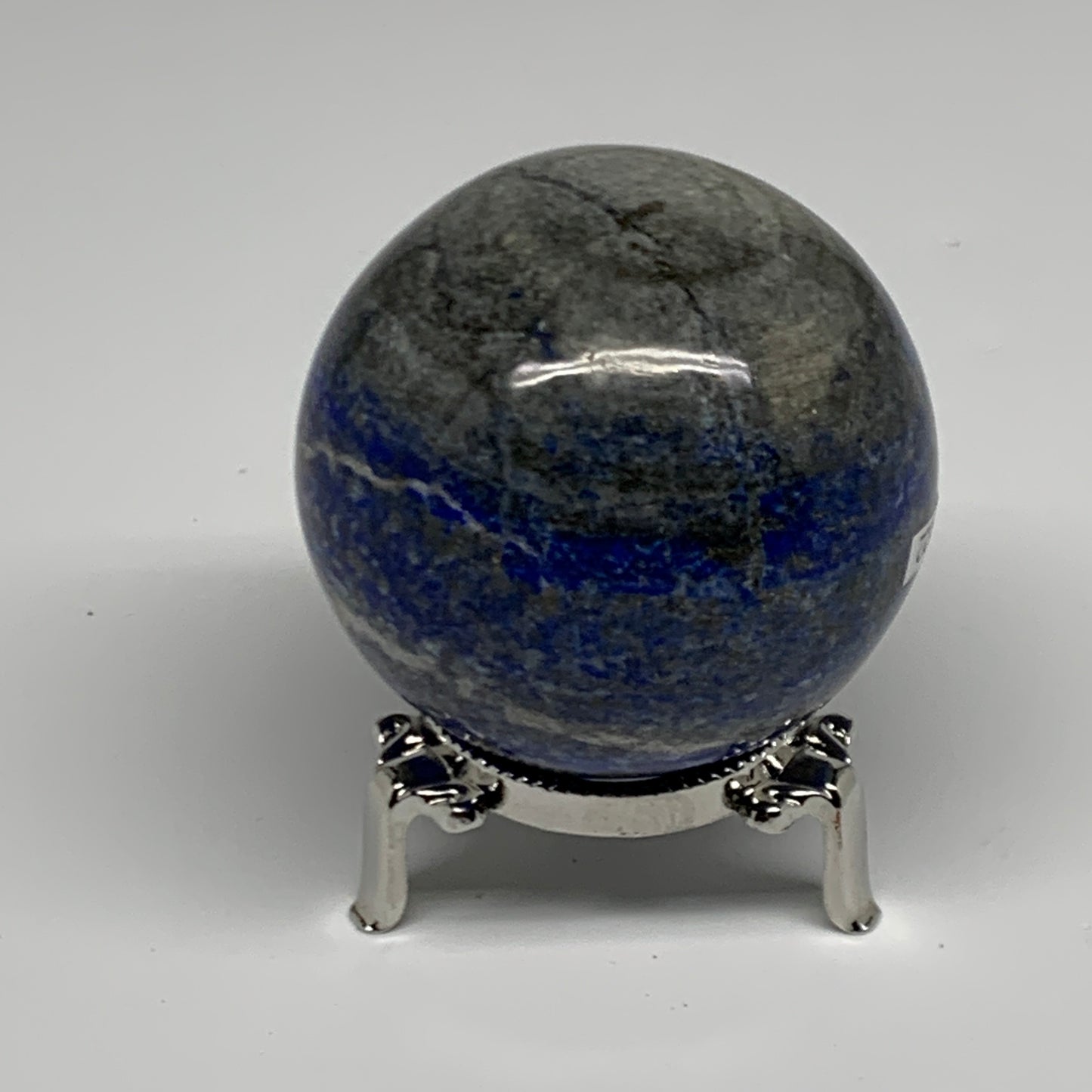 0.84 lbs,2.4"(61mm), Lapis Lazuli Sphere Ball Gemstone @Afghanistan, B33122