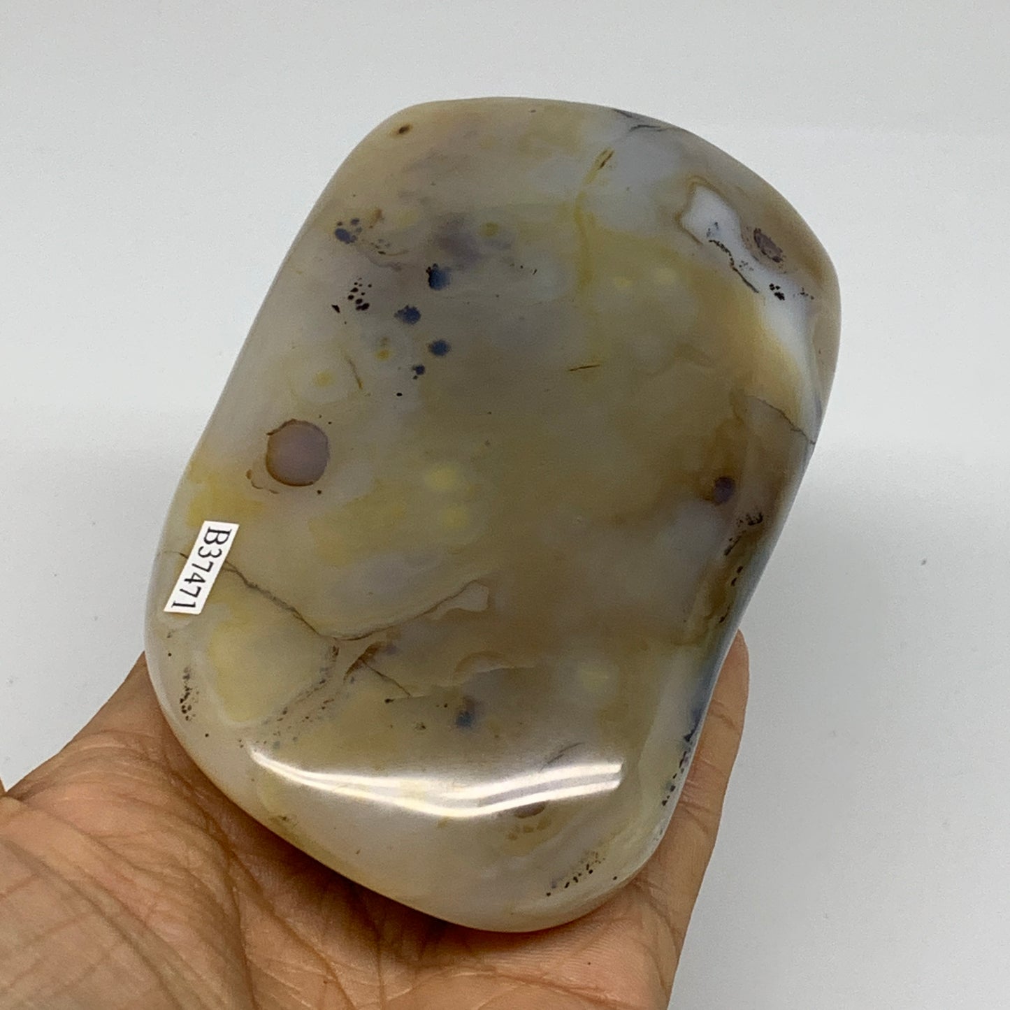 1 lbs, 4.5"x2.8"x1.4" Dendrite Agate Freeform Reiki Energy Crystal, B37471