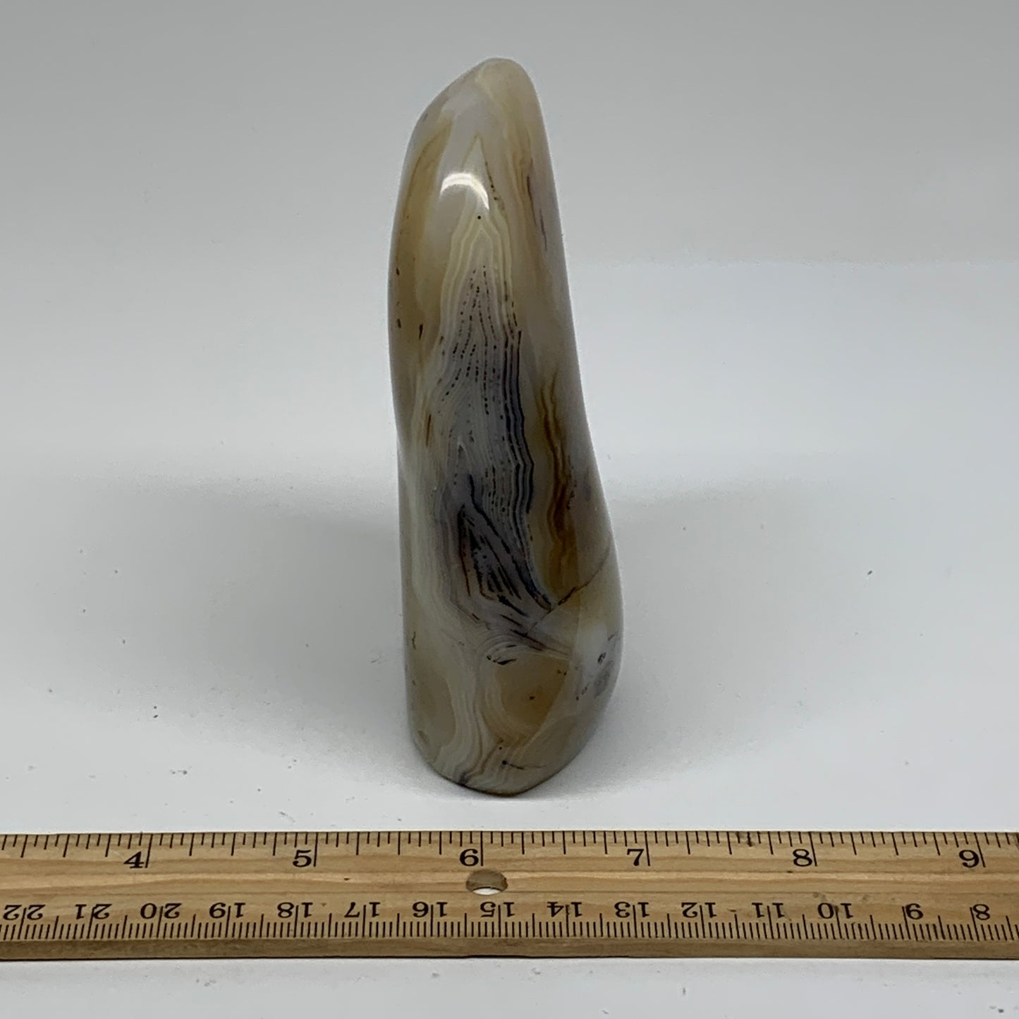 1 lbs, 4.5"x2.8"x1.4" Dendrite Agate Freeform Reiki Energy Crystal, B37471