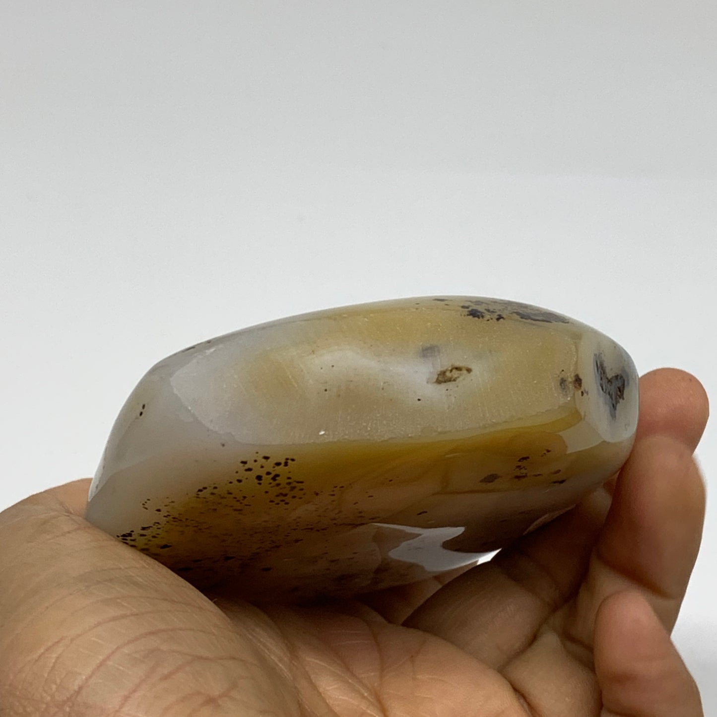 0.81 lbs, 4"x3.4"x1" Dendrite Agate Freeform Reiki Energy Crystal, B37472
