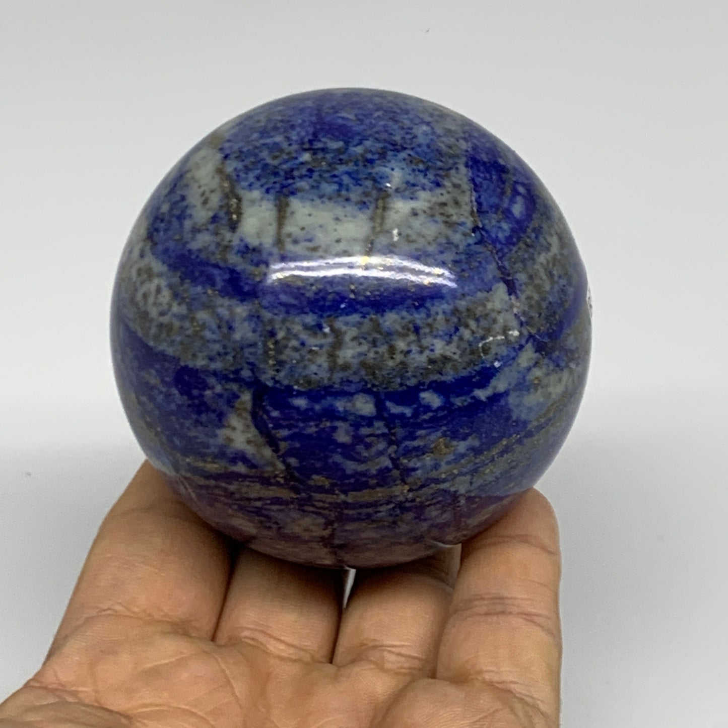 1.19 lbs,2.8"(70mm), Lapis Lazuli Sphere Ball Gemstone @Afghanistan, B33124