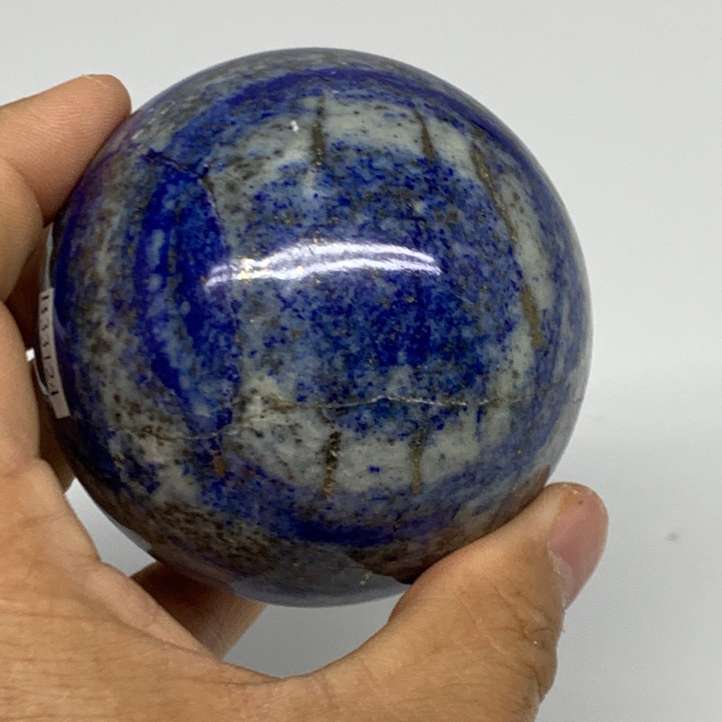 1.19 lbs,2.8"(70mm), Lapis Lazuli Sphere Ball Gemstone @Afghanistan, B33124