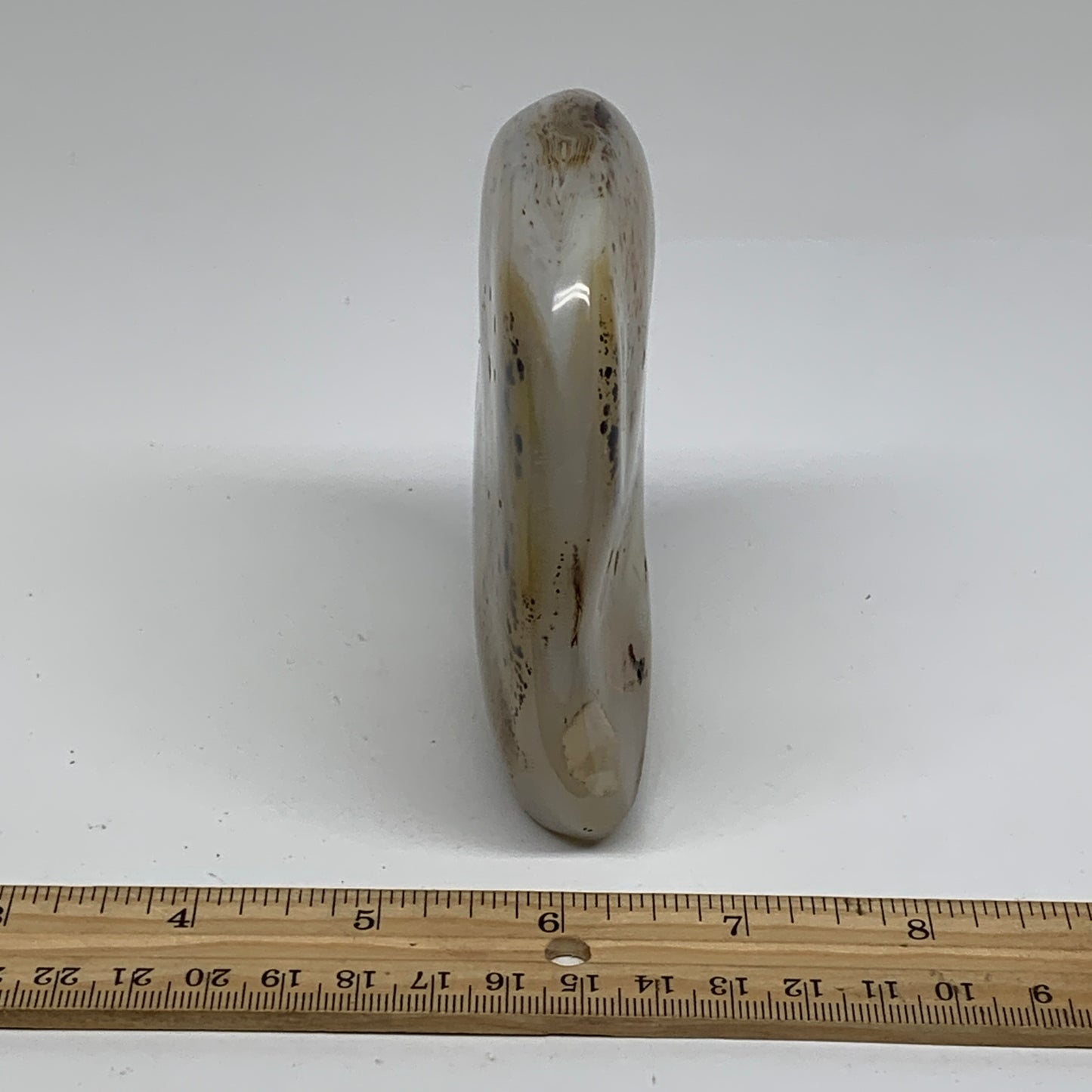 0.81 lbs, 4"x3.4"x1" Dendrite Agate Freeform Reiki Energy Crystal, B37472