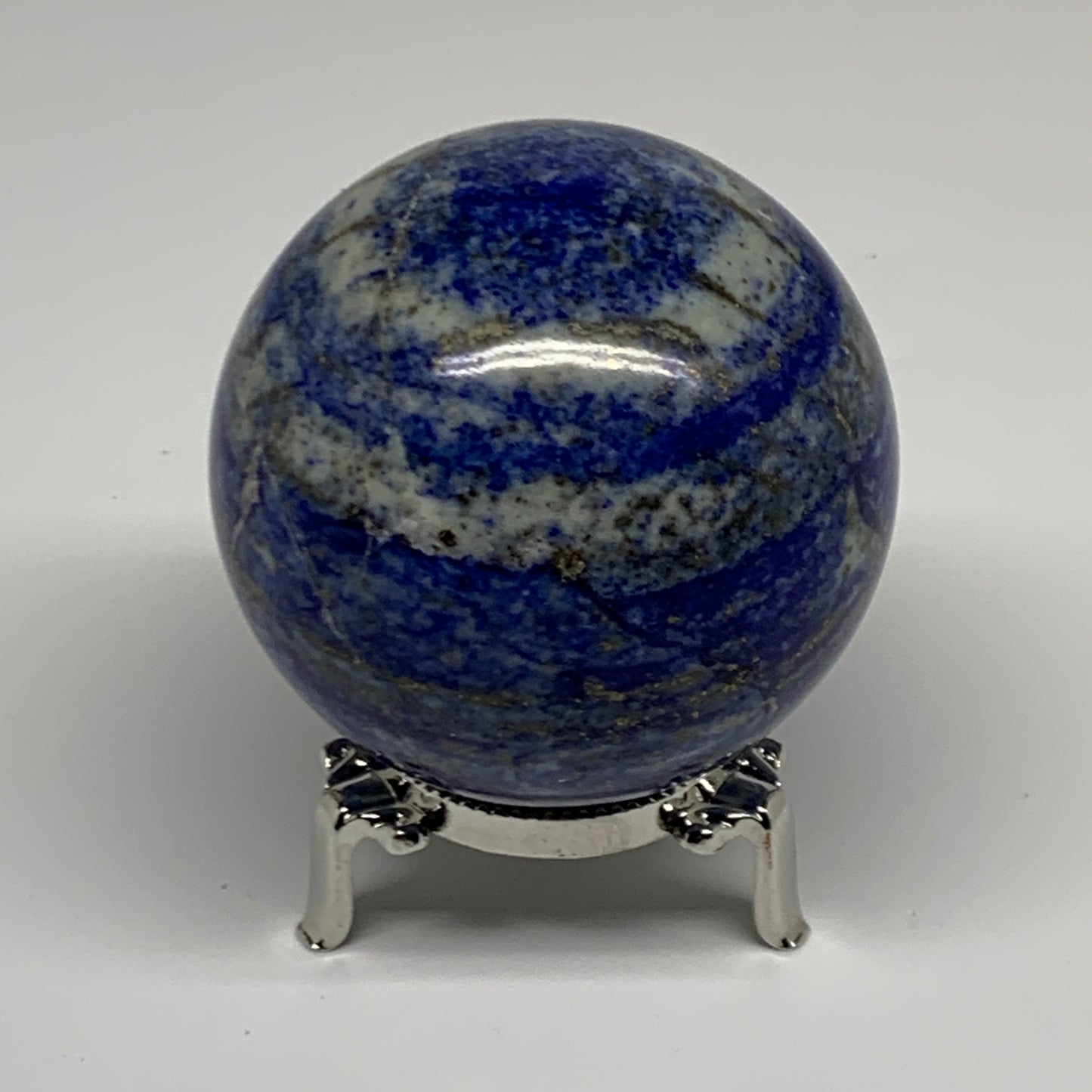 1.19 lbs,2.8"(70mm), Lapis Lazuli Sphere Ball Gemstone @Afghanistan, B33124
