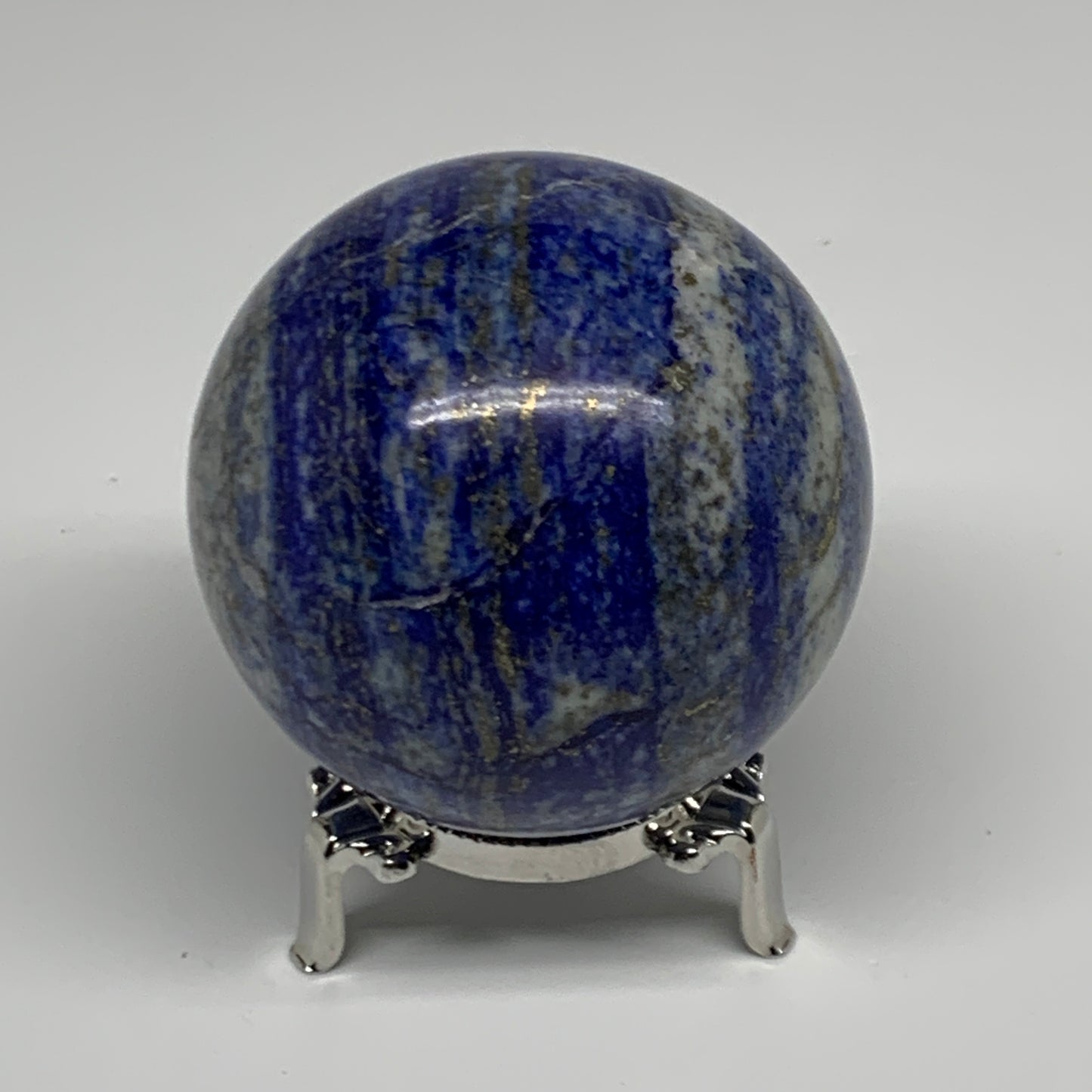 1.19 lbs,2.8"(70mm), Lapis Lazuli Sphere Ball Gemstone @Afghanistan, B33124
