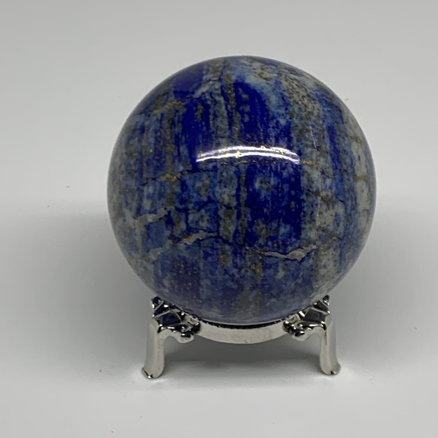1.19 lbs,2.8"(70mm), Lapis Lazuli Sphere Ball Gemstone @Afghanistan, B33124