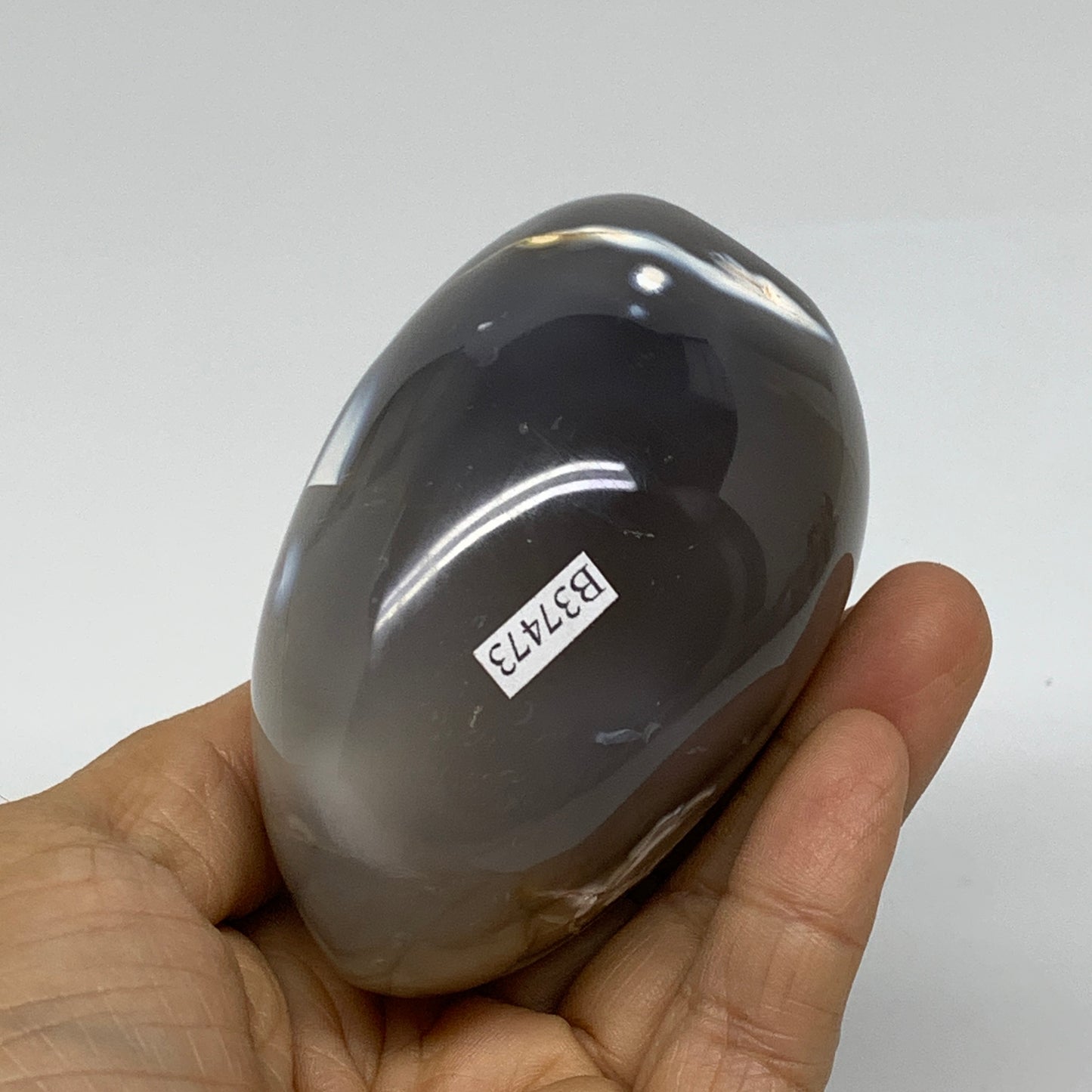 0.93 lbs, 3.2"x2.8"x2.1" Orca Agate Freeform Reiki Energy Crystal, B37473