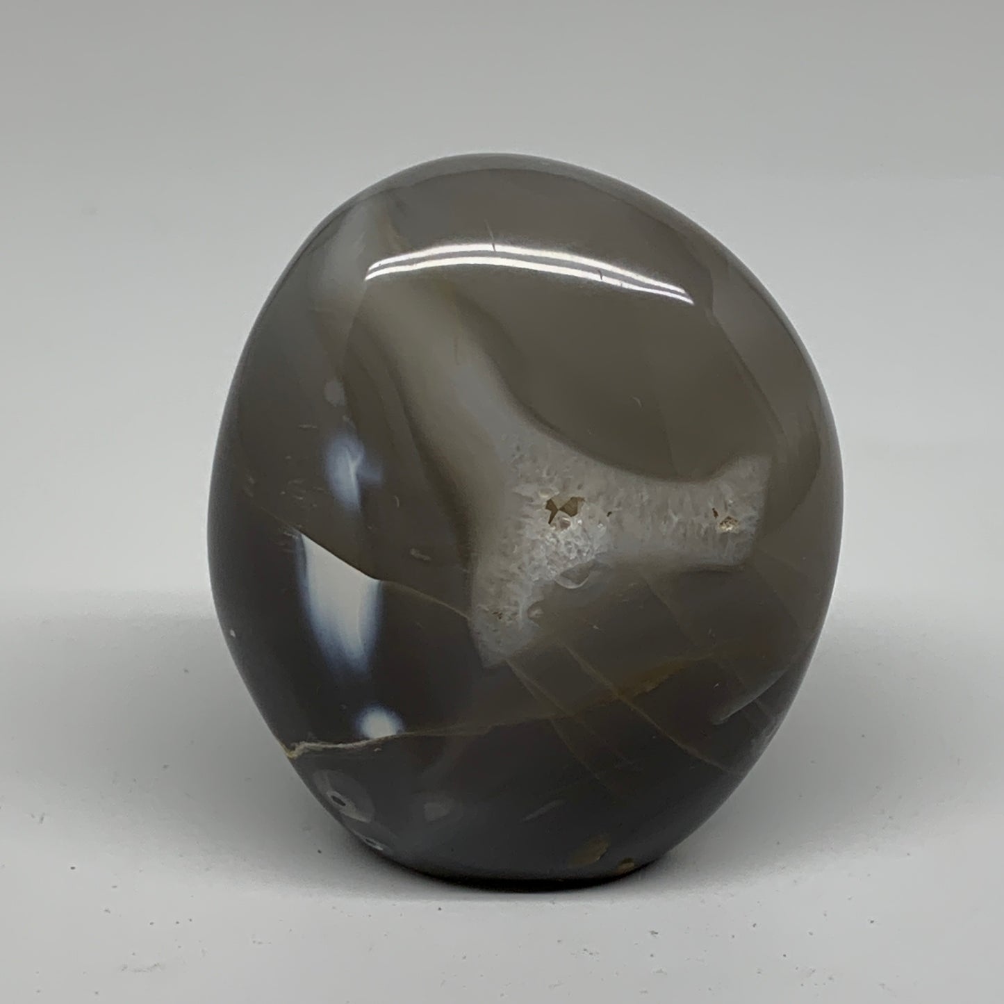 0.93 lbs, 3.2"x2.8"x2.1" Orca Agate Freeform Reiki Energy Crystal, B37473