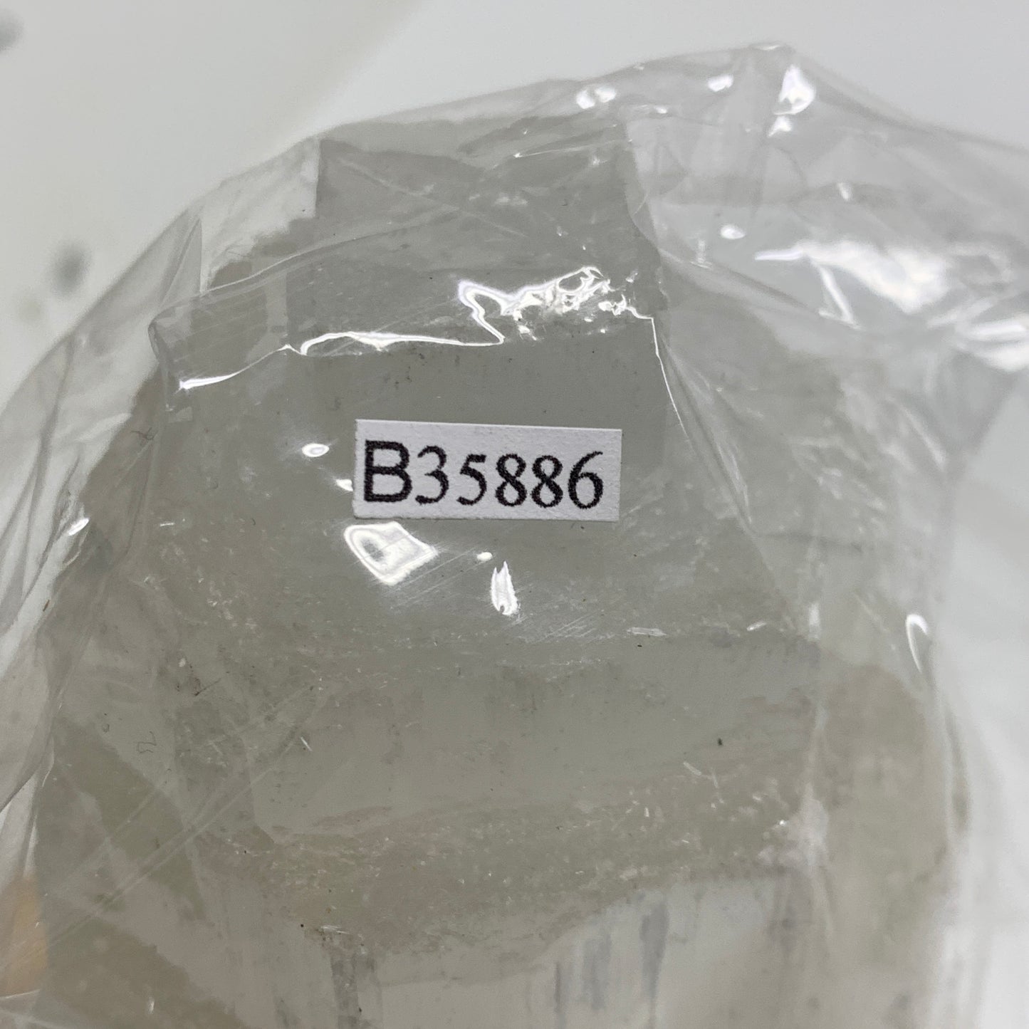 2.2 lbs, 6"x3.2", Raw Rough Selenite (Satin Spar) Lamp Tower, 6ft Chord, B35886