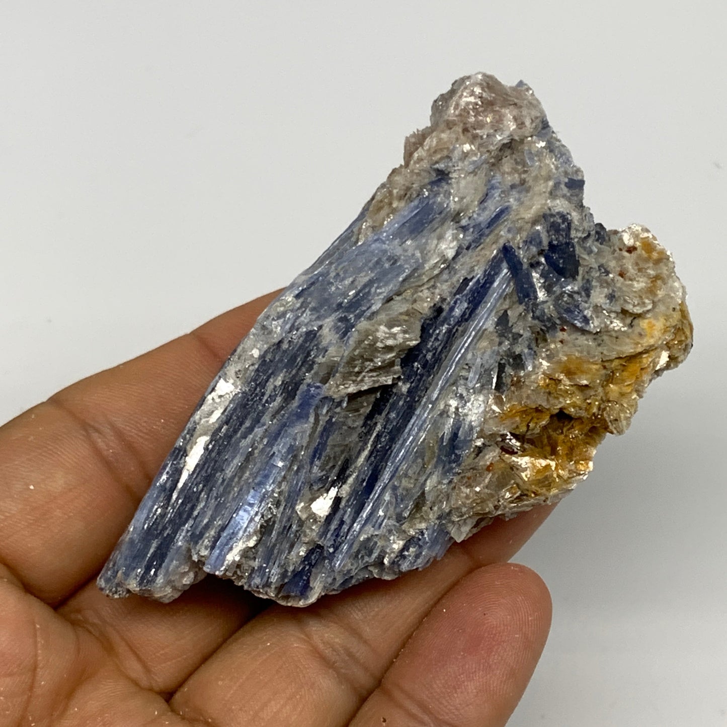 2.2 lbs, 1.7"-3.5", 12pcs, Rough Raw Blue Kyanite Minerals Specimens,B28795
