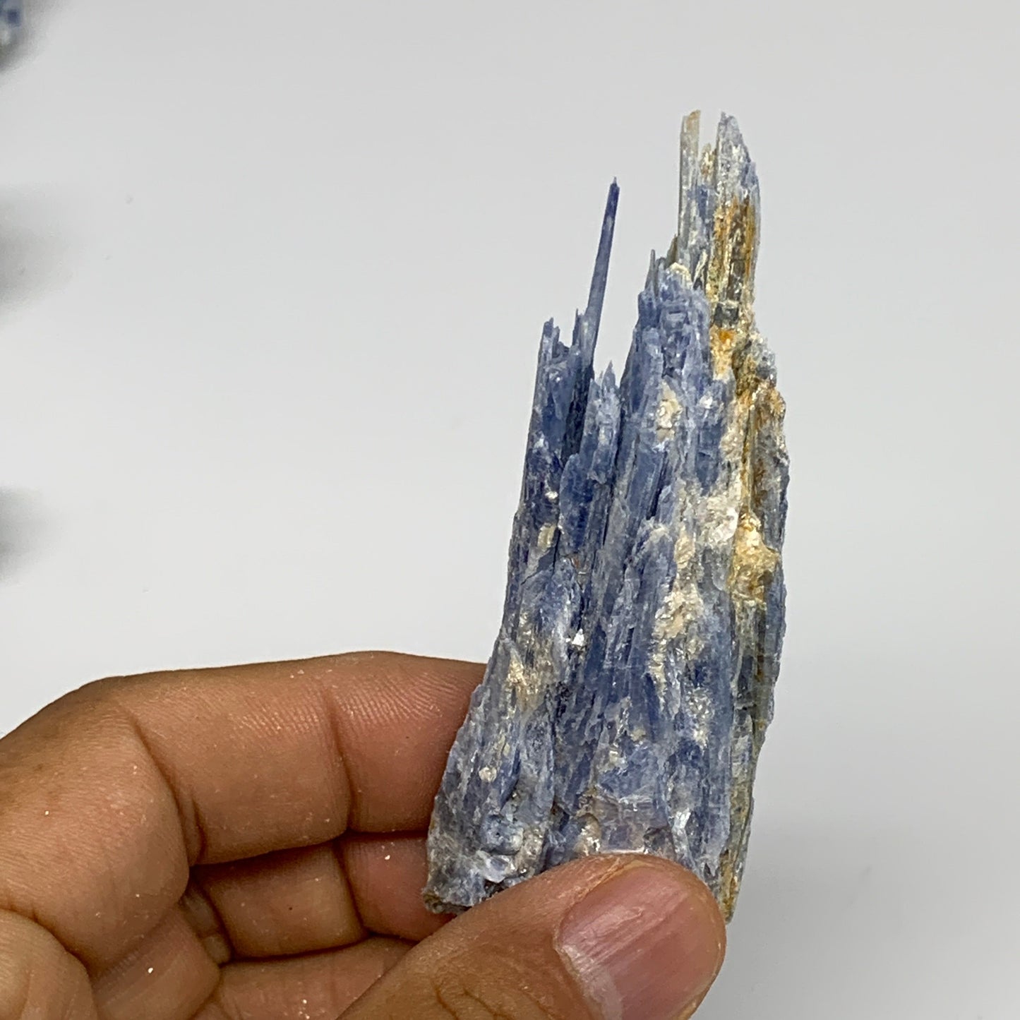2.2 lbs, 1.7"-3.5", 12pcs, Rough Raw Blue Kyanite Minerals Specimens,B28795