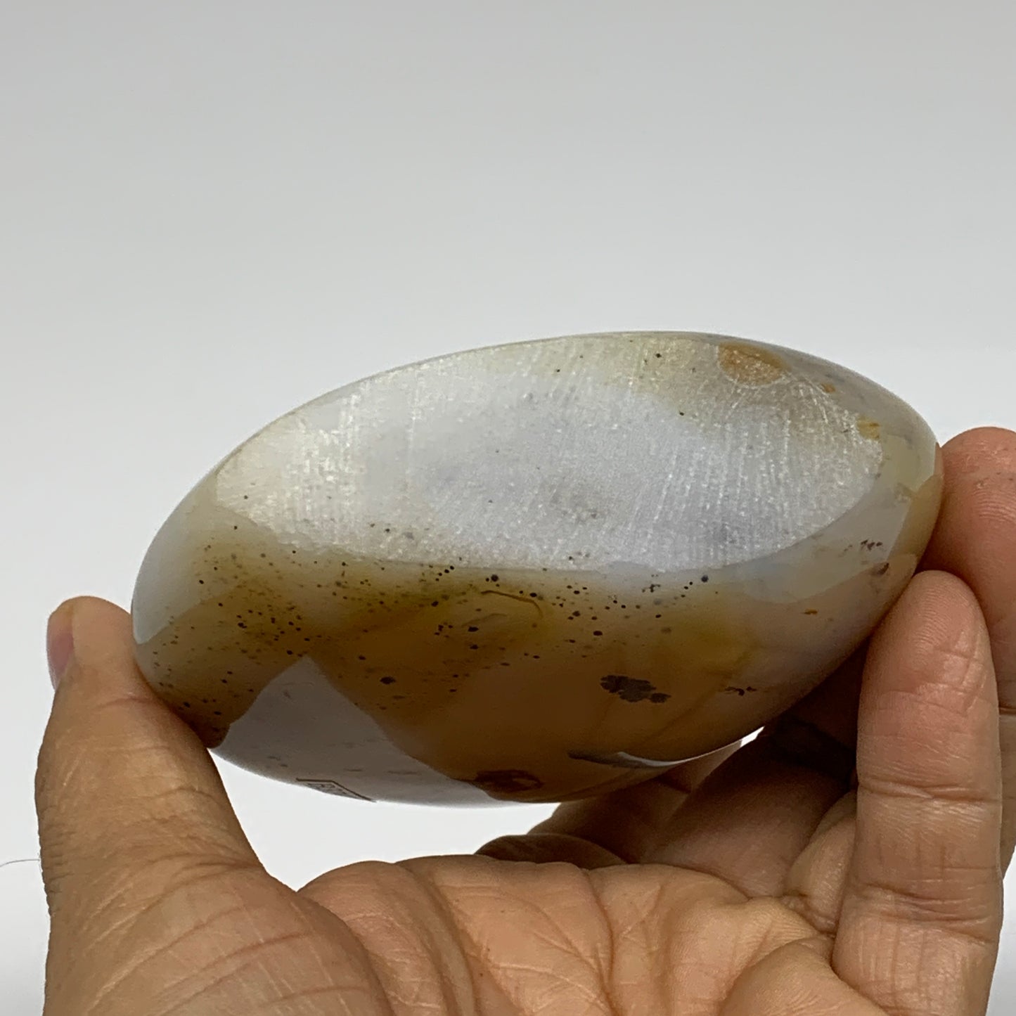 0.72 lbs, 3.3"x3.3"x1.3" Dendrite Agate Freeform Reiki Energy Crystal, B37476