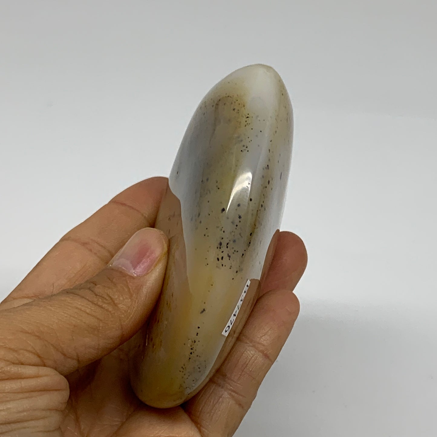 0.72 lbs, 3.3"x3.3"x1.3" Dendrite Agate Freeform Reiki Energy Crystal, B37476