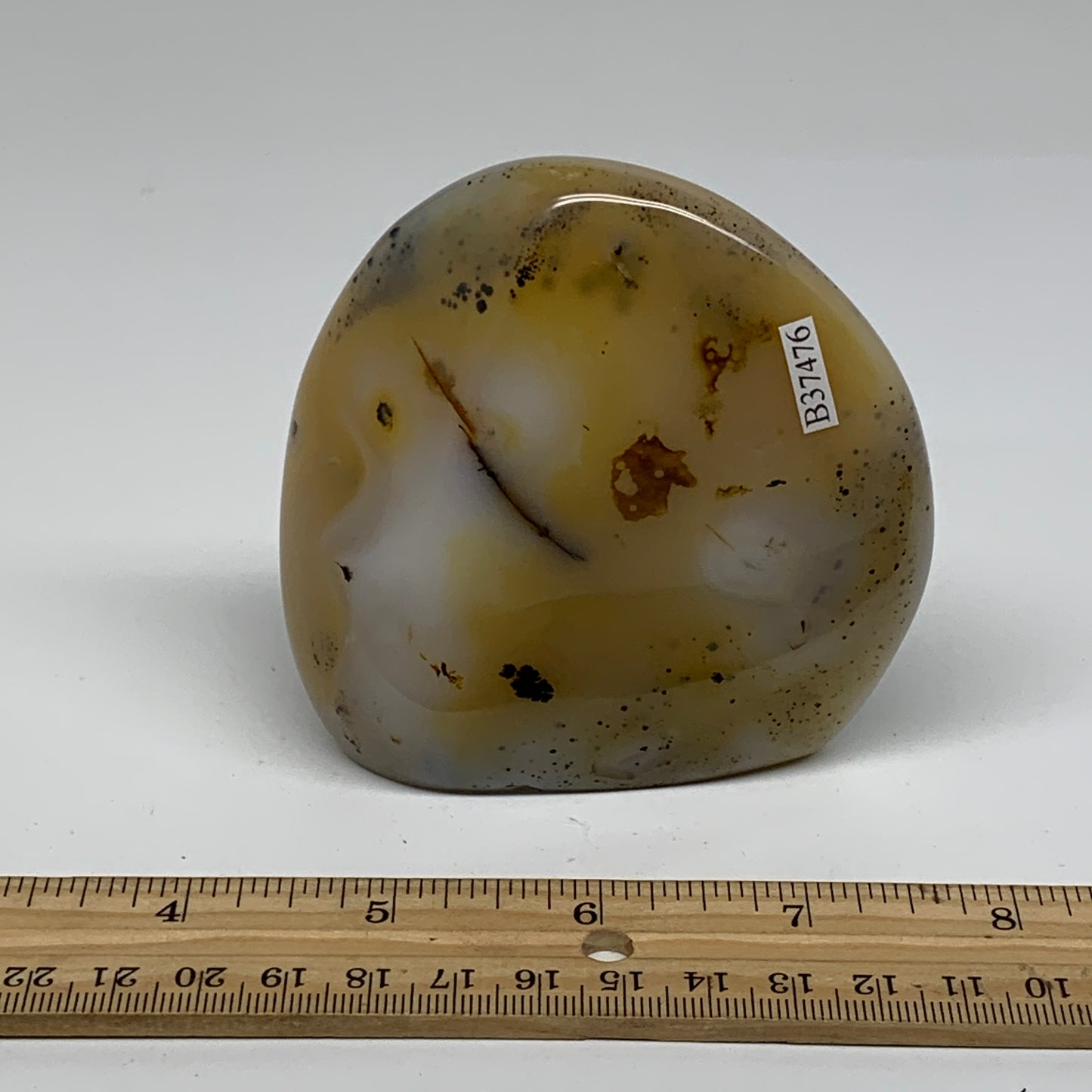 0.72 lbs, 3.3"x3.3"x1.3" Dendrite Agate Freeform Reiki Energy Crystal, B37476