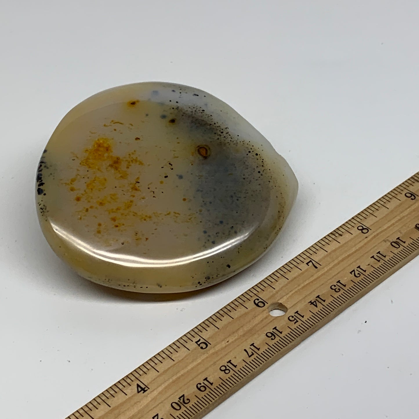 0.72 lbs, 3.3"x3.3"x1.3" Dendrite Agate Freeform Reiki Energy Crystal, B37476