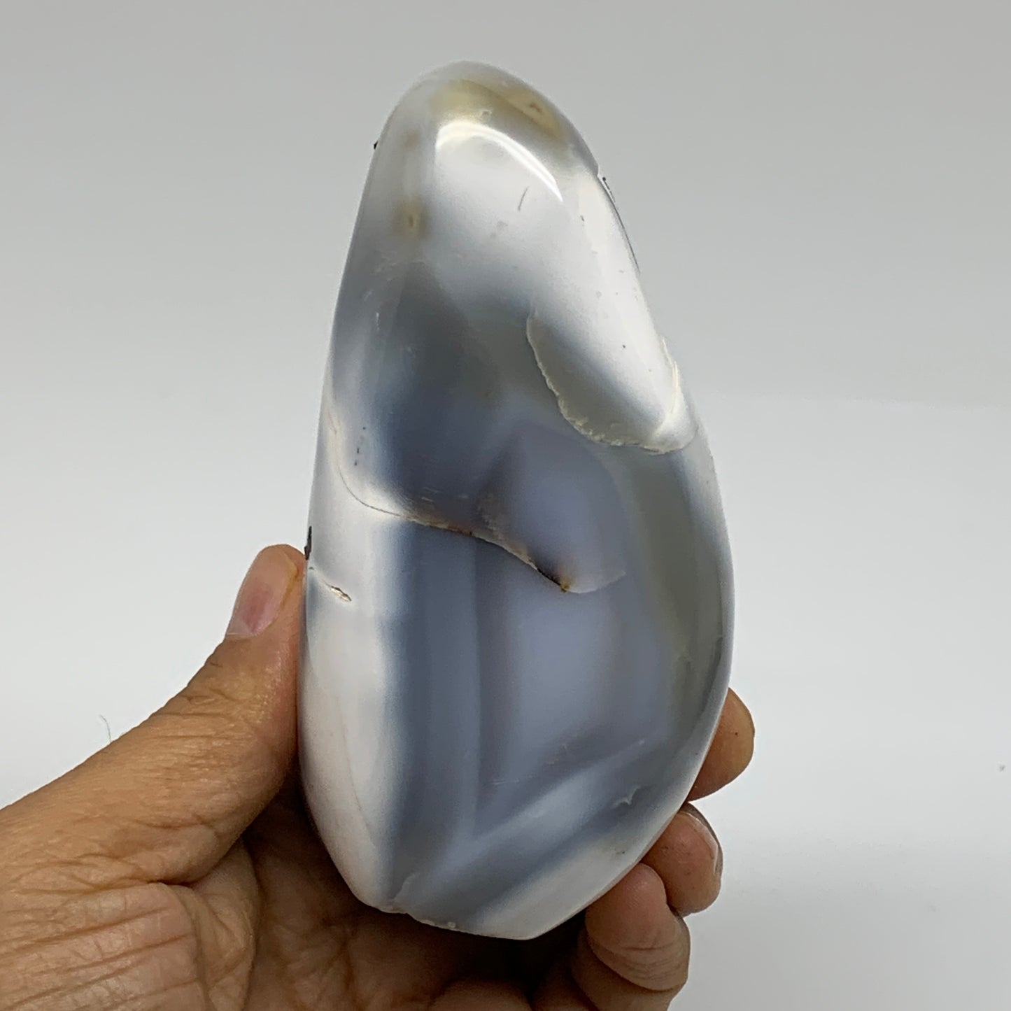 1.05 lbs, 4.2"x2.5"x2.2" Orca Agate Freeform Reiki Energy Crystal, B37477