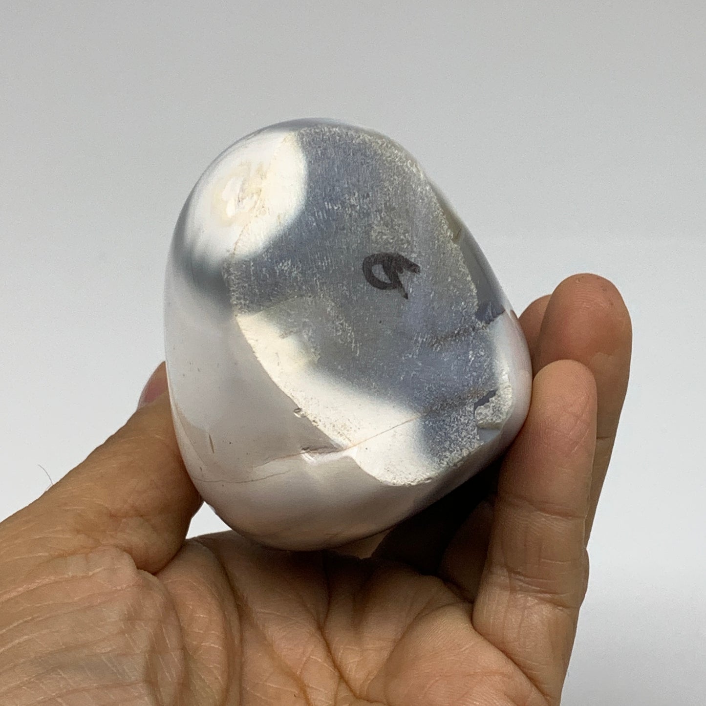 1.05 lbs, 4.2"x2.5"x2.2" Orca Agate Freeform Reiki Energy Crystal, B37477