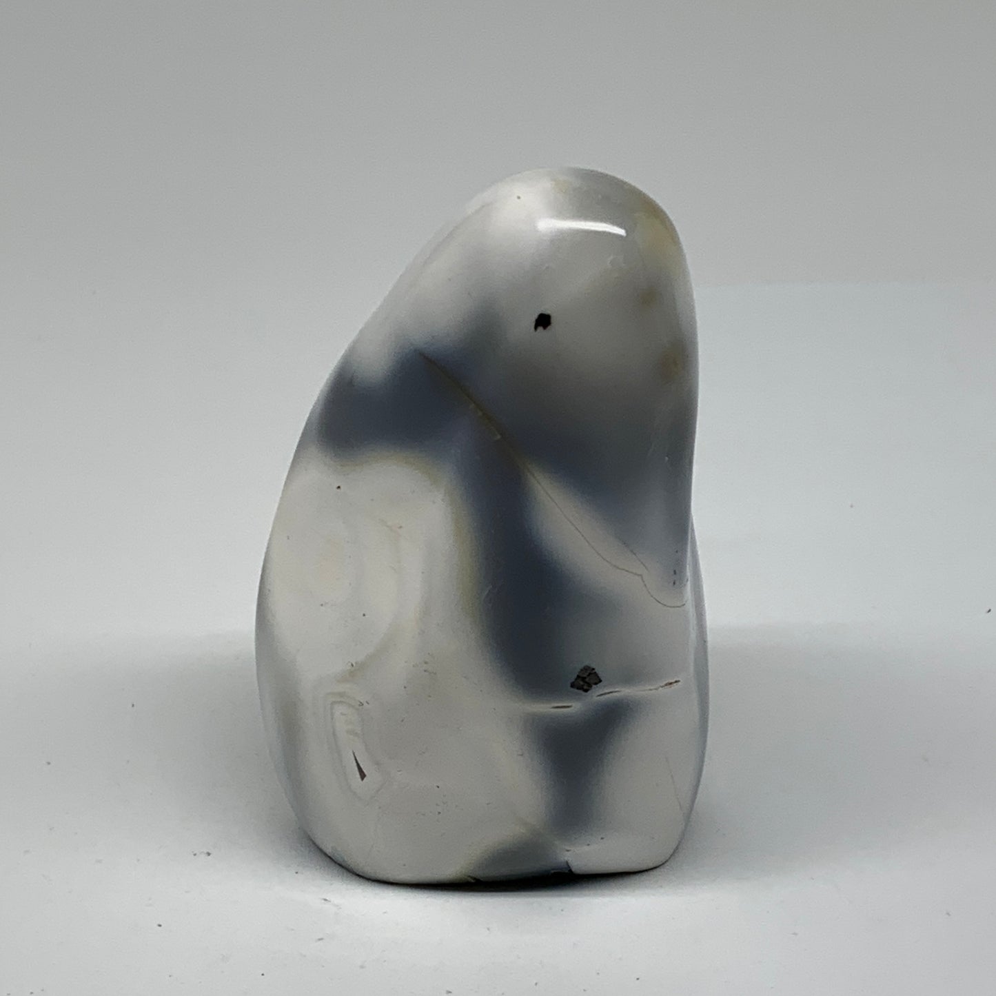 1.05 lbs, 4.2"x2.5"x2.2" Orca Agate Freeform Reiki Energy Crystal, B37477