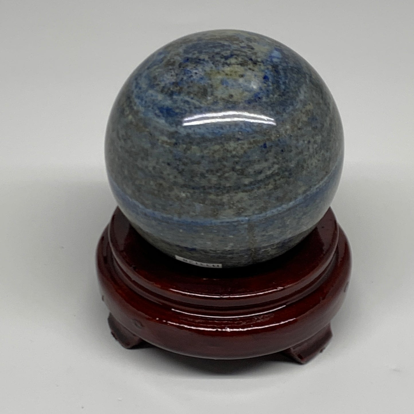 1.9 lbs,3.2"(80mm), Lapis Lazuli Sphere Ball Gemstone @Afghanistan, B33128