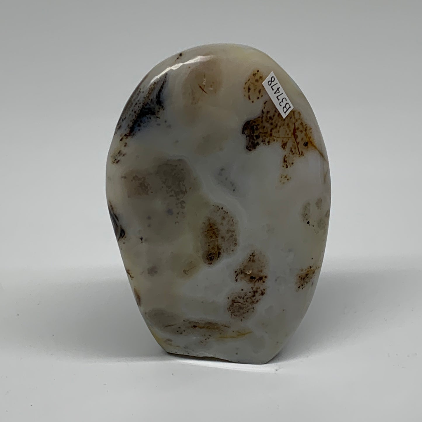 0.62 lbs, 4.1"x2.7"x1" Dendrite Agate Freeform Reiki Energy Crystal, B37478