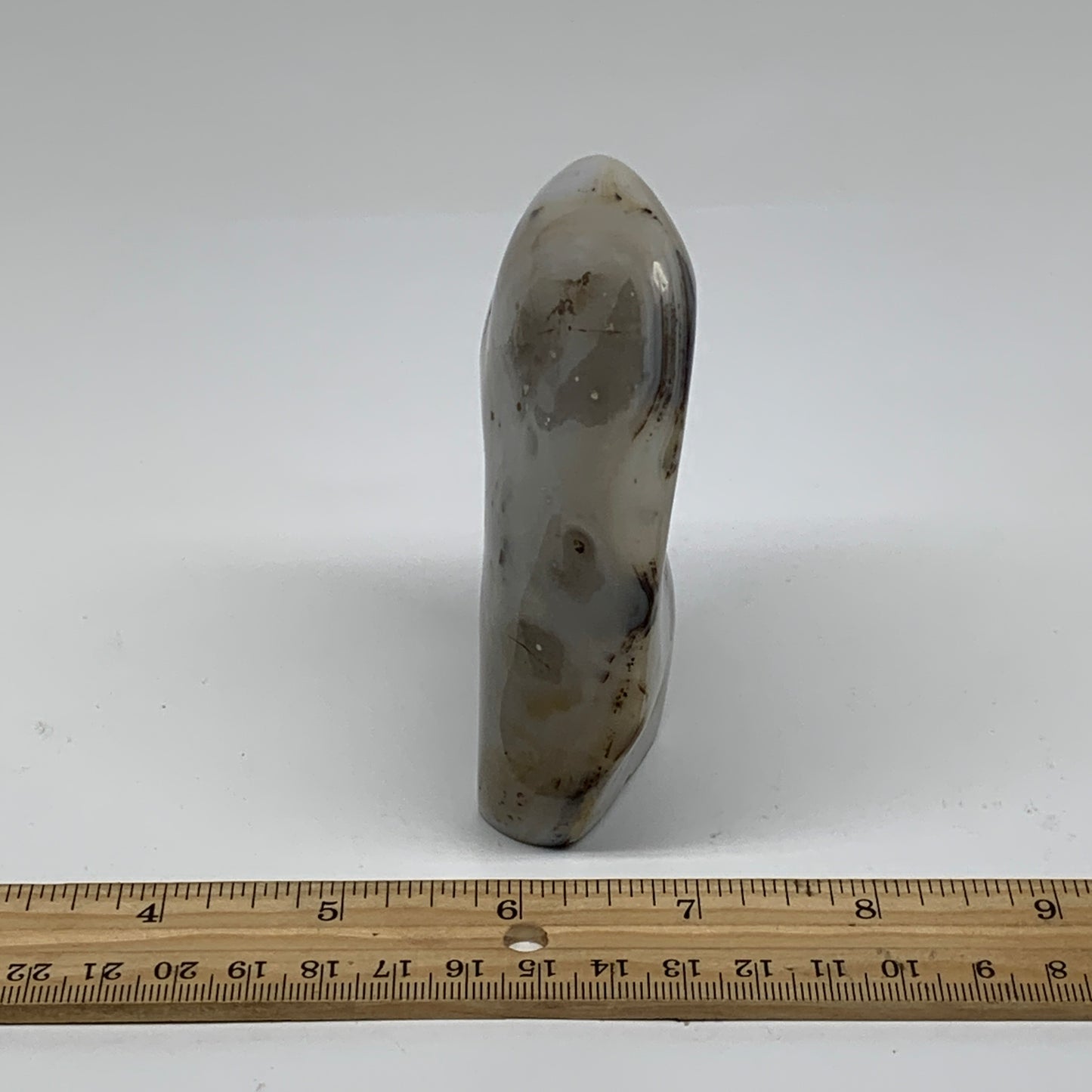 0.62 lbs, 4.1"x2.7"x1" Dendrite Agate Freeform Reiki Energy Crystal, B37478